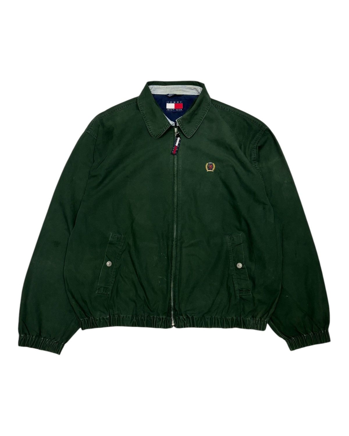 Tommy Hilfiger 🔥VINTAGE TOMMY HILFIGER ZIPPER JACKET Size US L / EU 52-54 / 3 - 1 Thumbnail