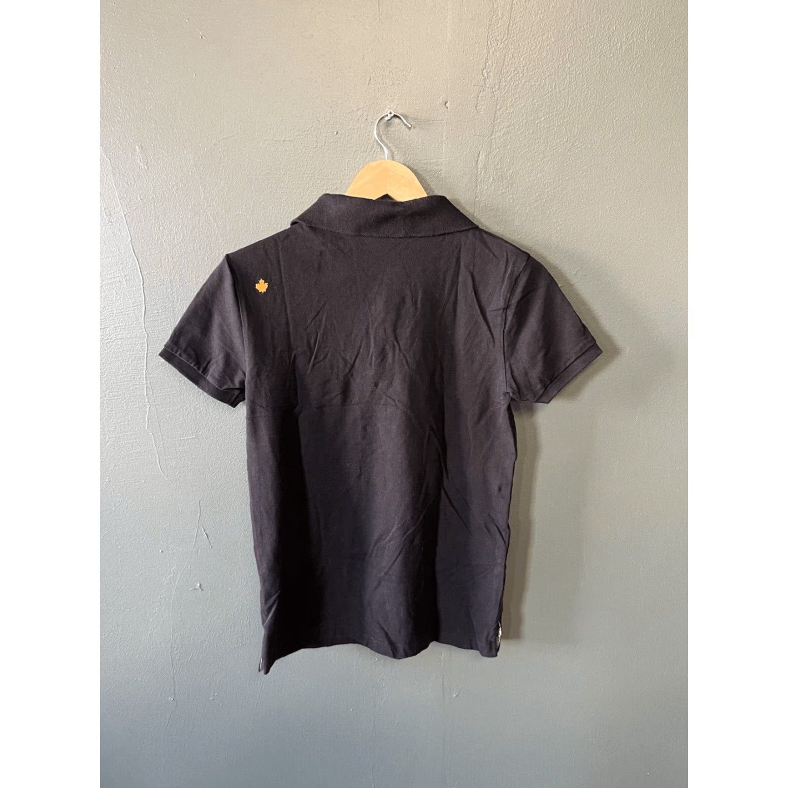 Jared Lang Jared Lang Black Short Sleeve Polo Shirt Rainbow Trim Men Size S Size US S / EU 44-46 / 1 - 2 Thumbnail