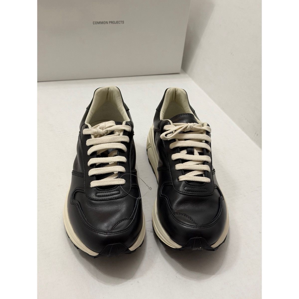 Common Projects COMMON PROJECTS PREMIUM RUNNER BLACK SNEAKER Size US 9 / EU 42 - 5 Thumbnail