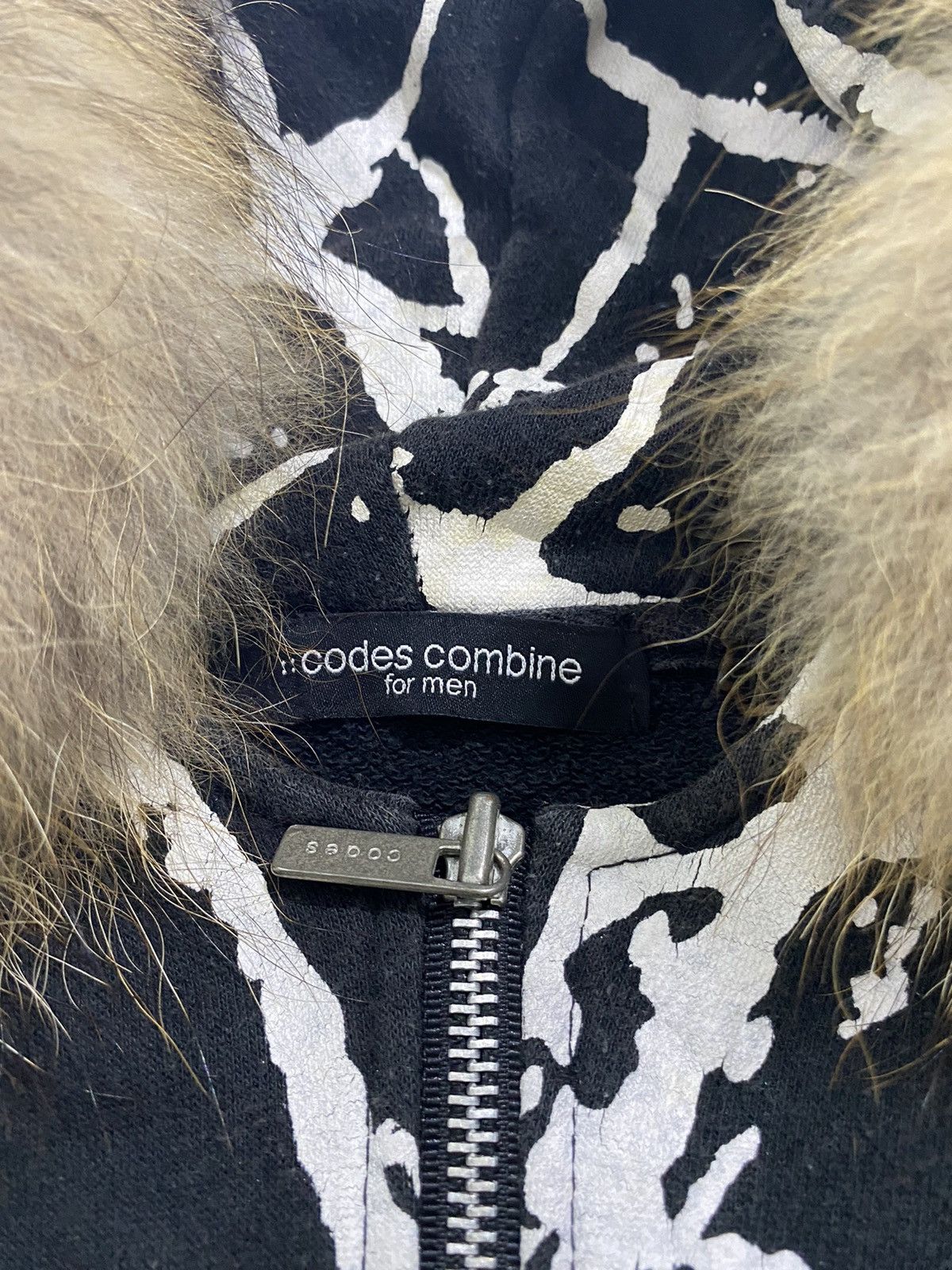 If Six Was Nine × Japanese Brand × Le Grande Bleu (L.G.B.) Codes combine faux fur hoodie Size US M / EU 48-50 / 2 - 5 Thumbnail