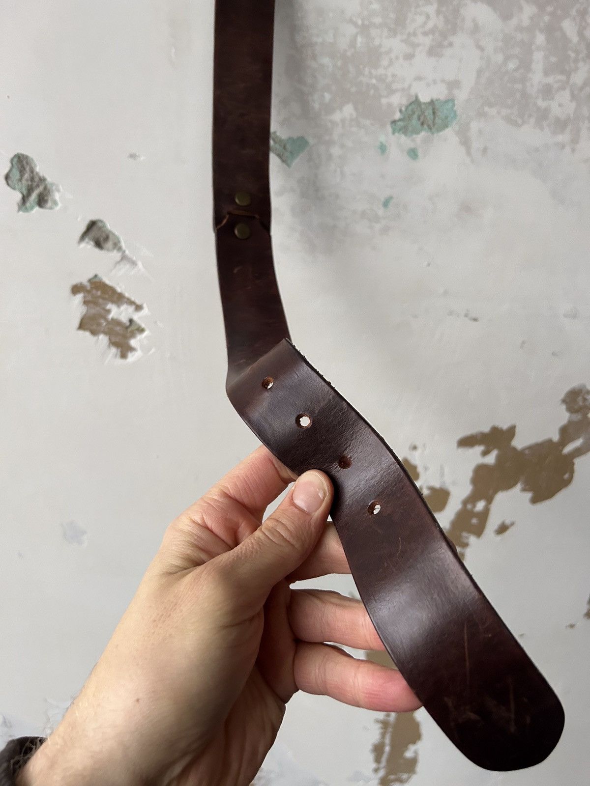 Vintage VINTAGE REAL LEATHER BELT Size ONE SIZE - 5 Thumbnail