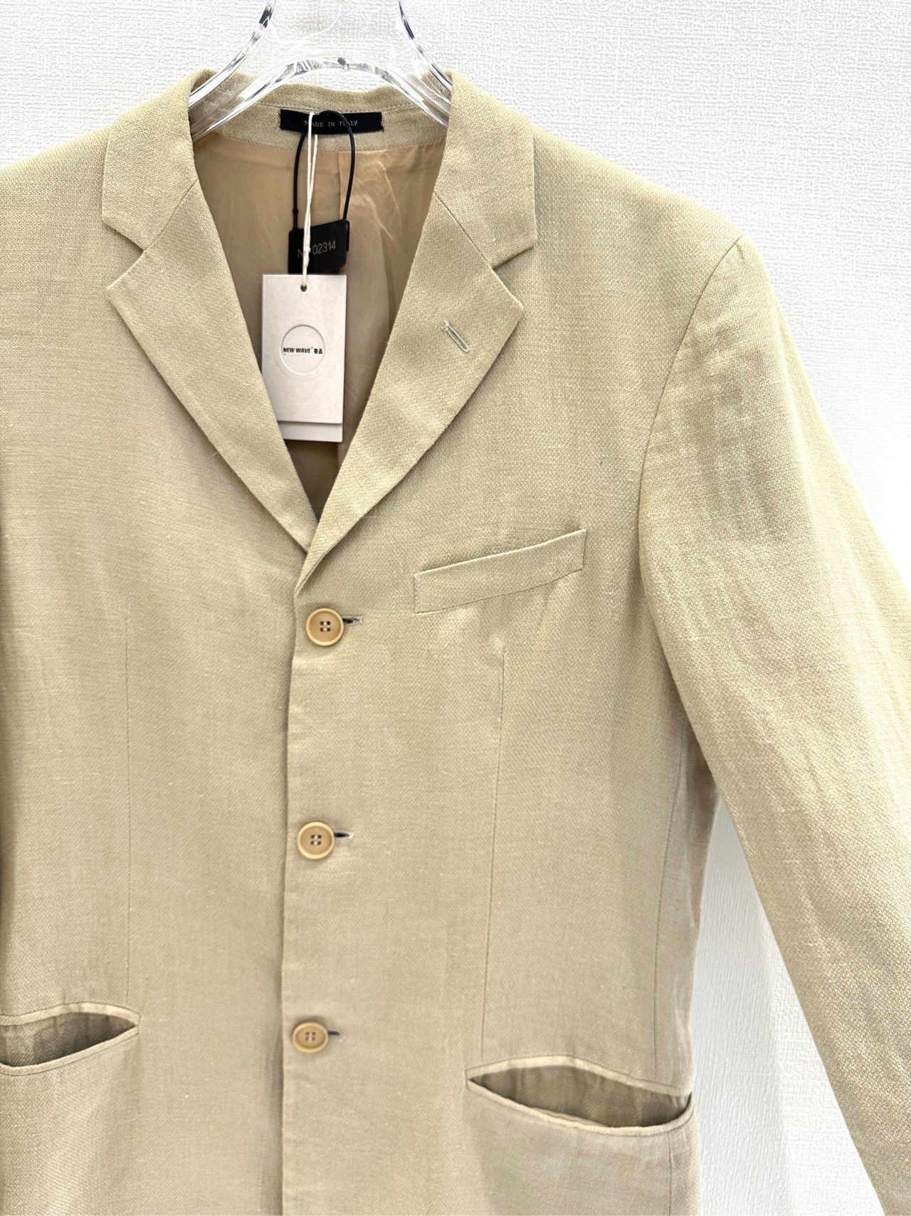 Emporio Armani Emporio Armani linen kaki blazer Size 46R - 4 Thumbnail
