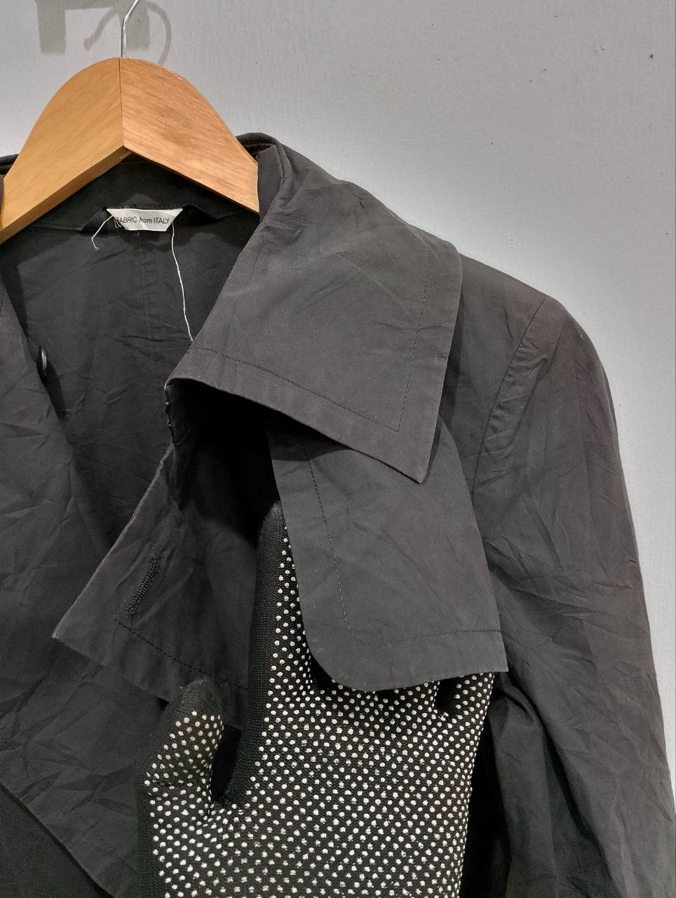 If Six Was Nine PLANET REMIX Made in Japan Black Trench Coats Size S / US 4 / IT 40 - 6 Thumbnail