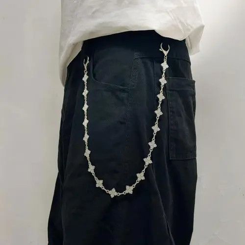 Jewelry Silver Decorative Chain for Menswear, Stylish Accessory Size ONE SIZE - 1 Thumbnail
