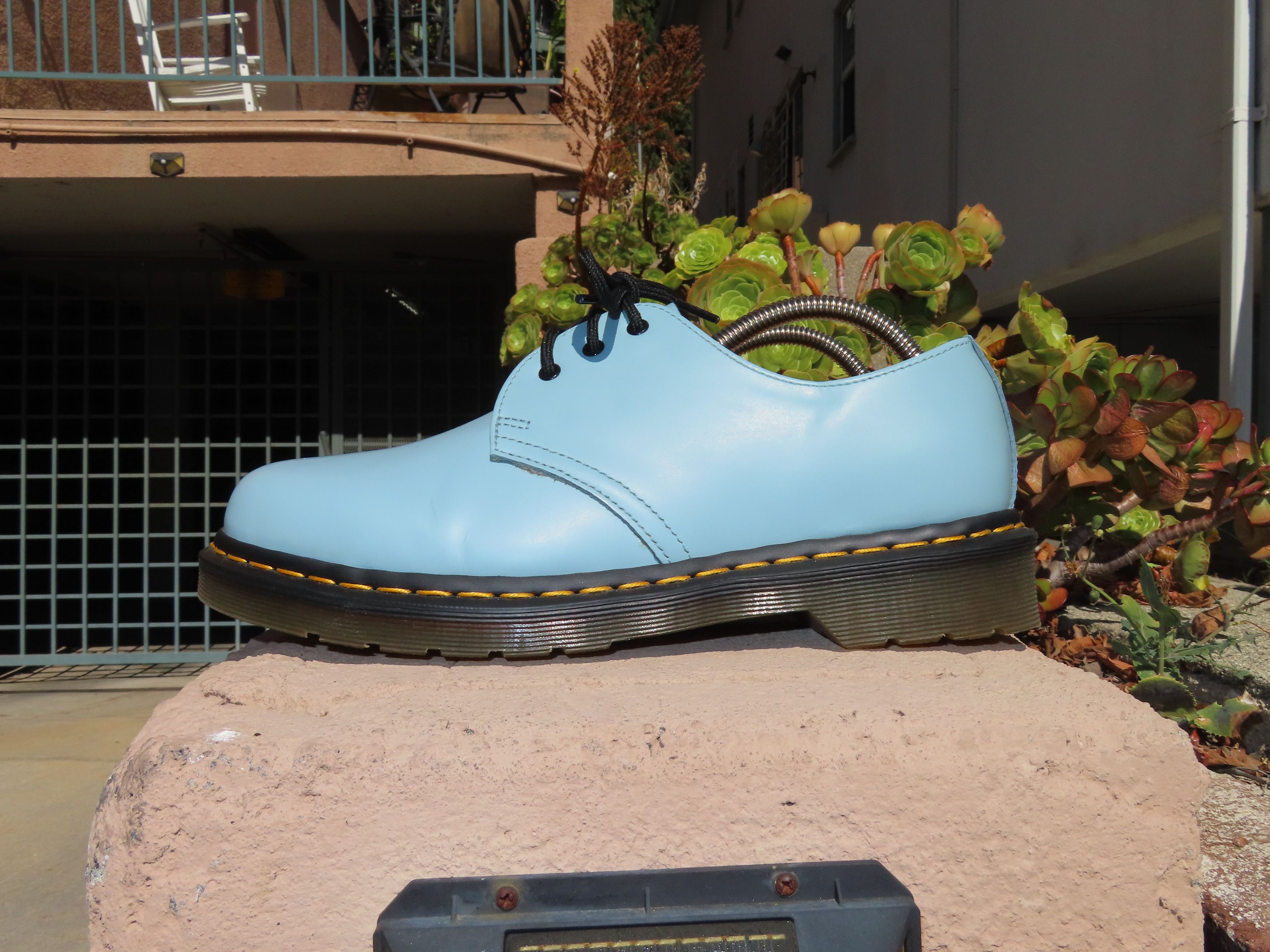 Dr. Martens Dr. Martens 1461 Smooth Leather Oxford Shoes ‘Blue Smooth’ Size US 8 / EU 41 - 2 Thumbnail