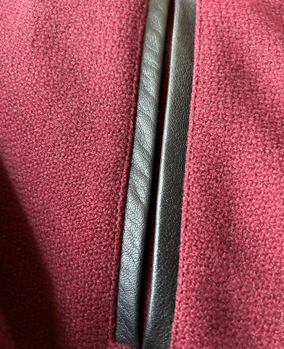Saint Laurent Paris × Yves Saint Laurent Saint Laurent Paris slp14fw popular wine red black jacket Size US M / EU 48-50 / 2 - 4 Thumbnail
