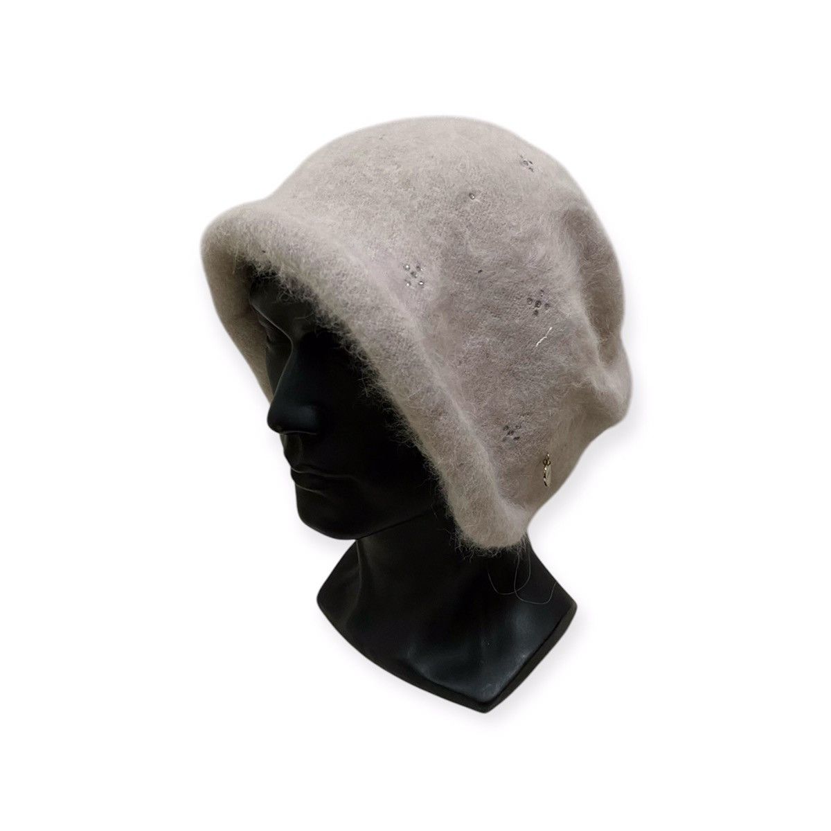 Furla × Japanese Brand Japanese Brand Furla Fur Fleece Beanie Hat Size ONE SIZE - 1 Thumbnail