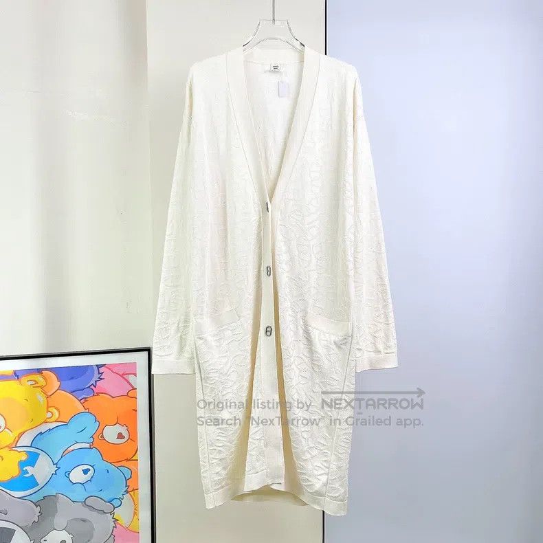 Hermes Hermes Beige Pig Nose Full-printed Medium-length Knit Top Size XS / US 0-2 / IT 36-38 - 1 Thumbnail