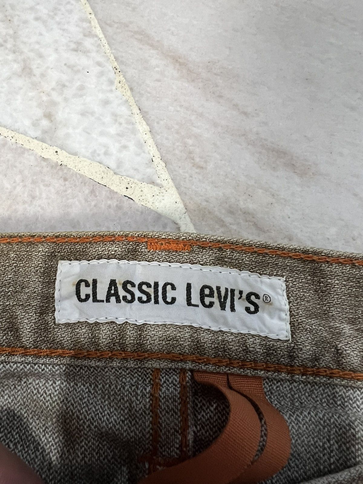 Levi's 💥BAGGY💥VINTAGE LEVIS 502 BROWN JEANS VERY RARE Size US 33 - 10 Thumbnail