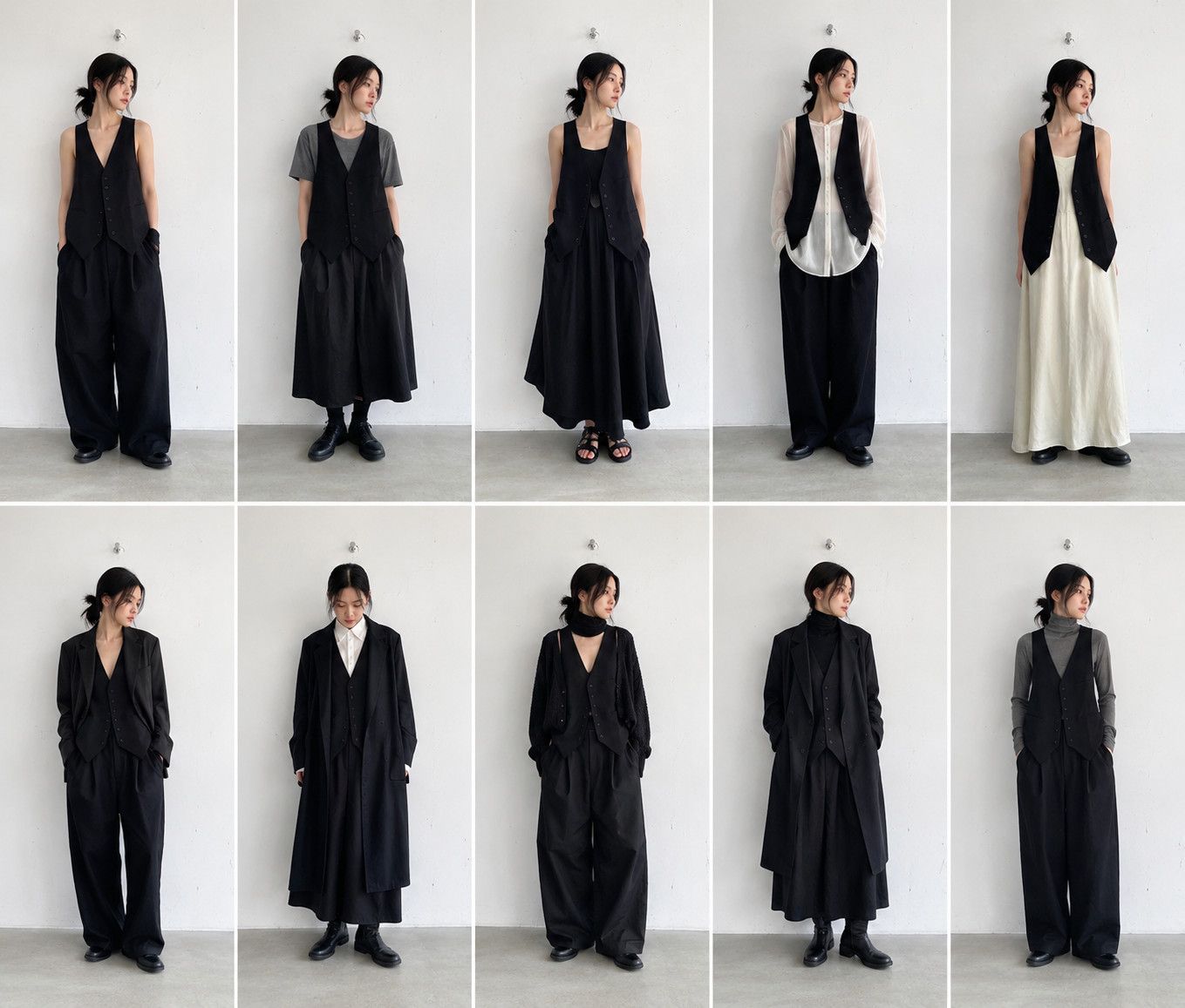 Limi Feu Yohji Yamamoto LIMI feu - Open Back Sleeveless Long Vest Size S / US 4 / IT 40 - 3 Thumbnail