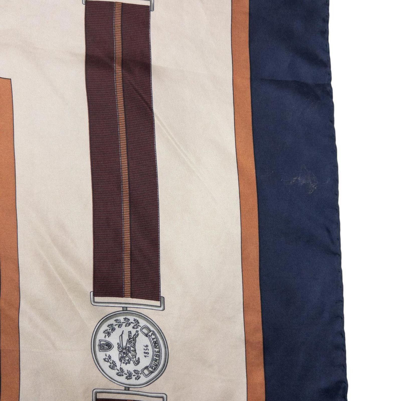 Burberry Vintage 80s Burberry Silk Scarf Size ONE SIZE - 5 Thumbnail