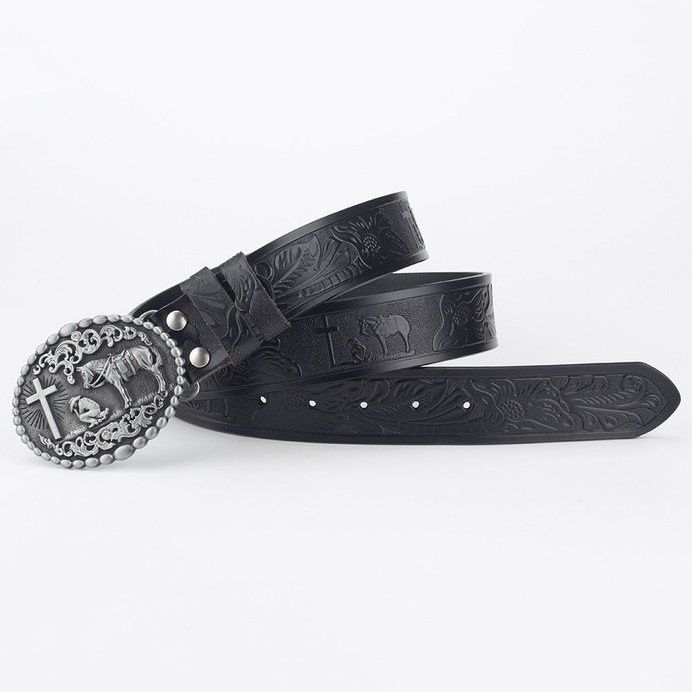 Designer Vintage Vintage Belt Riveted Belts Menswear Accessories Size ONE SIZE - 3 Thumbnail