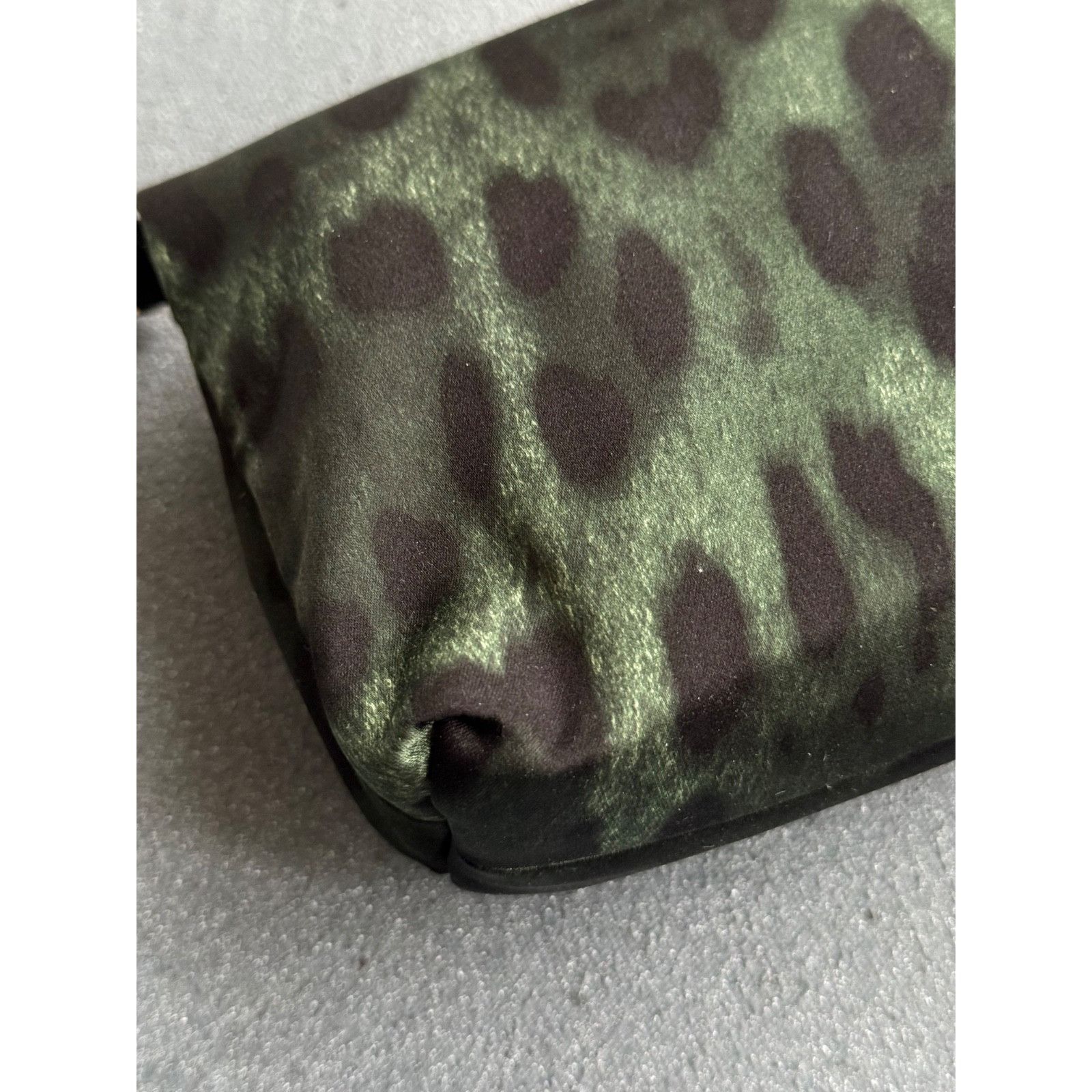 Dolce & Gabbana Dolce & Gabbana Leopard Satin Mini Green Cross Body Bag Size ONE SIZE - 15 Thumbnail
