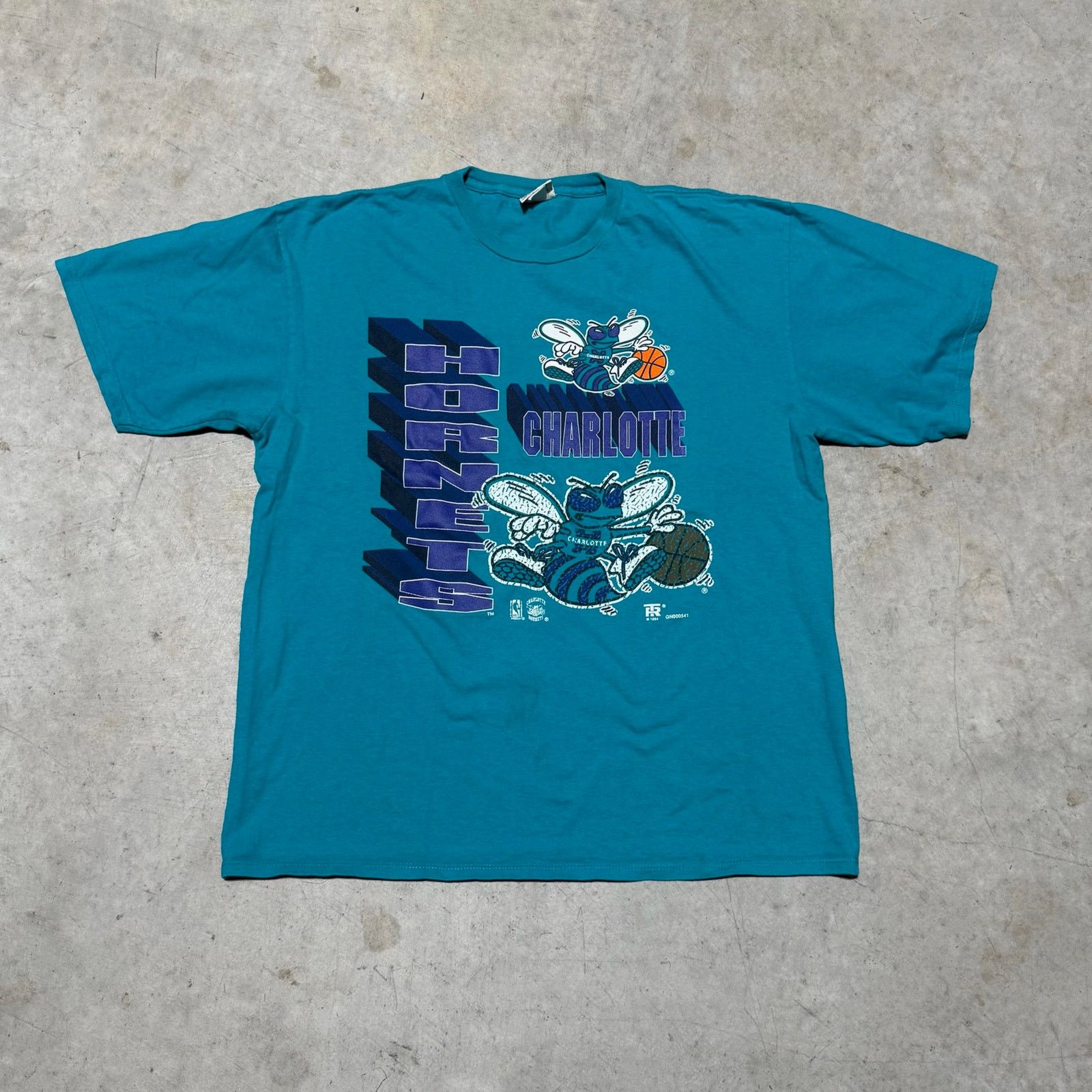 Starter Vintage Charlotte Hornets ONBA Men's Tee Size XL Size US XL / EU 56 / 4 - 1 Thumbnail