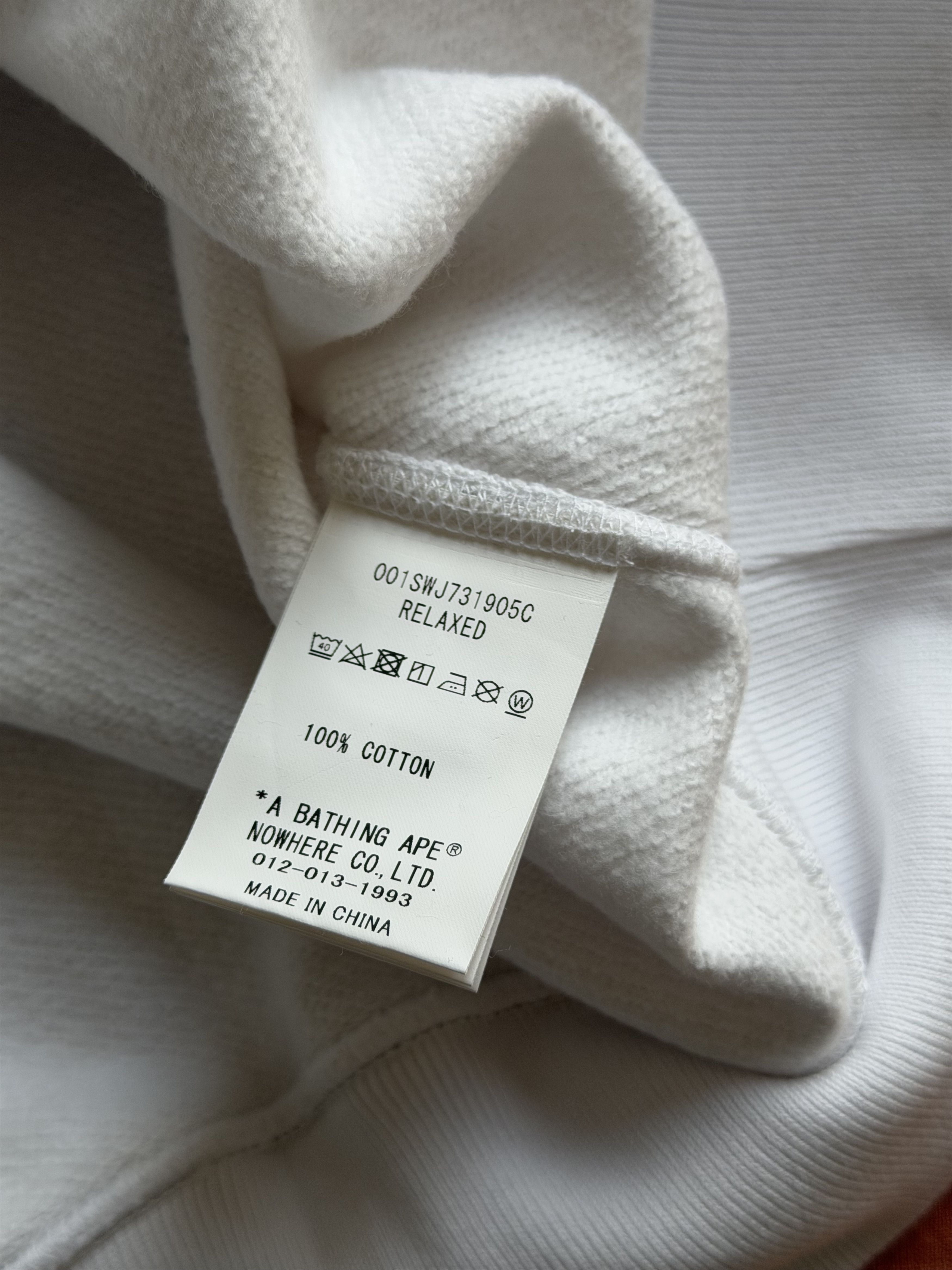 Bape × Joshua Vides Joshua Vides Bape Ape Head Sweatshirt in White Size US XL / EU 56 / 4 - 9 Thumbnail