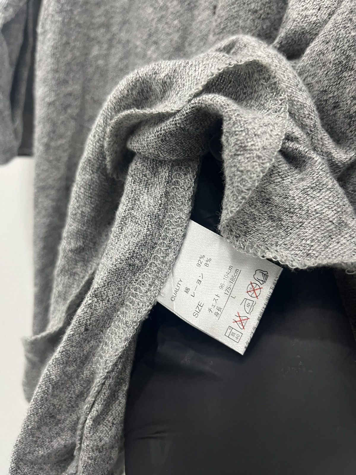 Japanese Brand Newspaper Article Old Poem by Joy Current Long Sleeve Tee Size US L / EU 52-54 / 3 - 5 Thumbnail