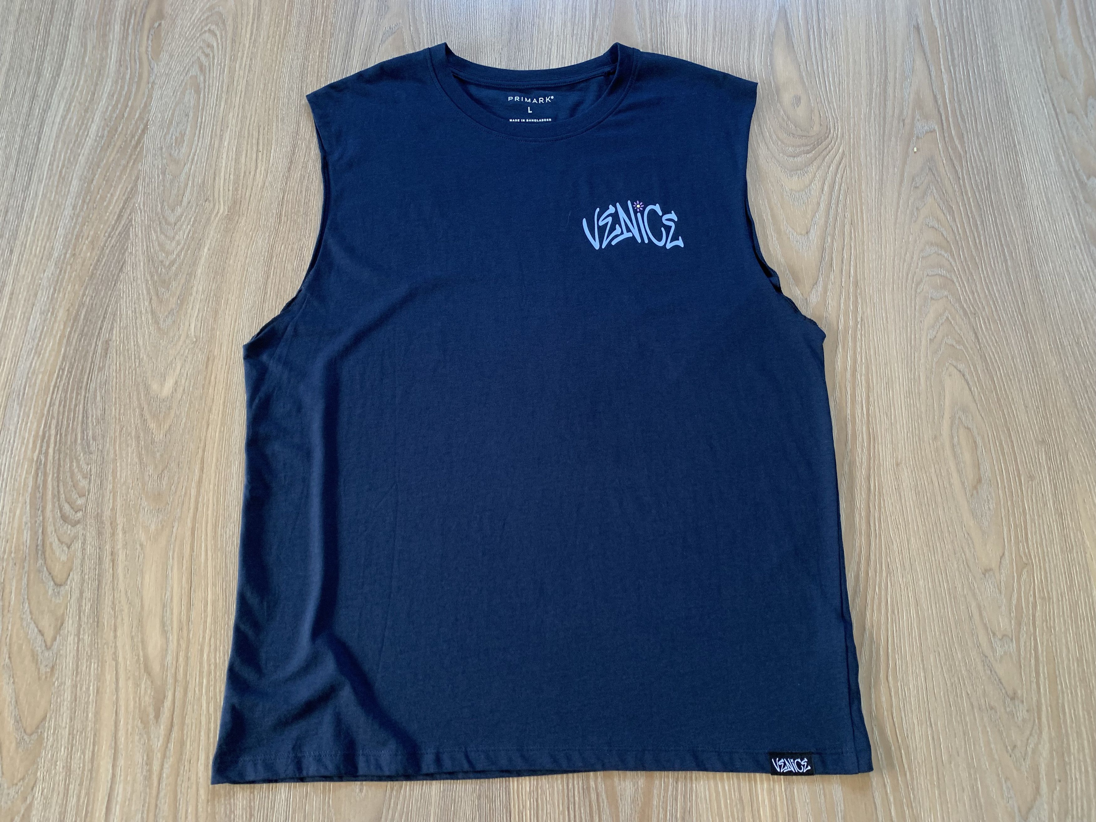 Primark Primark Mens Venice Cut Crew Sleeveless Tank T-Shirt Size US L / EU 52-54 / 3 - 2 Thumbnail