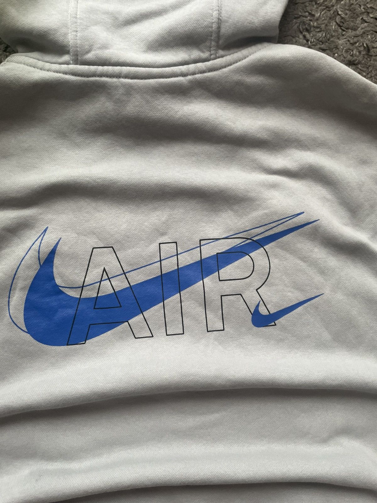 Nike × Vintage Nike Hoodie Streetwear Vintage Big Logo Swoosh Size US S / EU 44-46 / 1 - 7 Thumbnail
