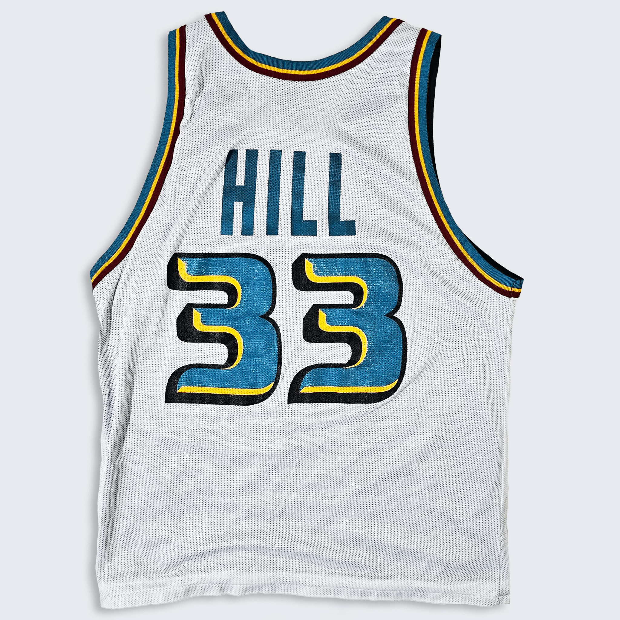 NBA Detroit Pistons Vintage 90s Grant Hill Reversible Jersey Size US M / EU 48-50 / 2 - 4 Thumbnail