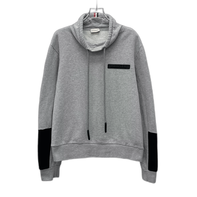Moncler Gray High Neck Drawstring Long Sleeve Hoodie Size US M / EU 48-50 / 2 - 1 Thumbnail