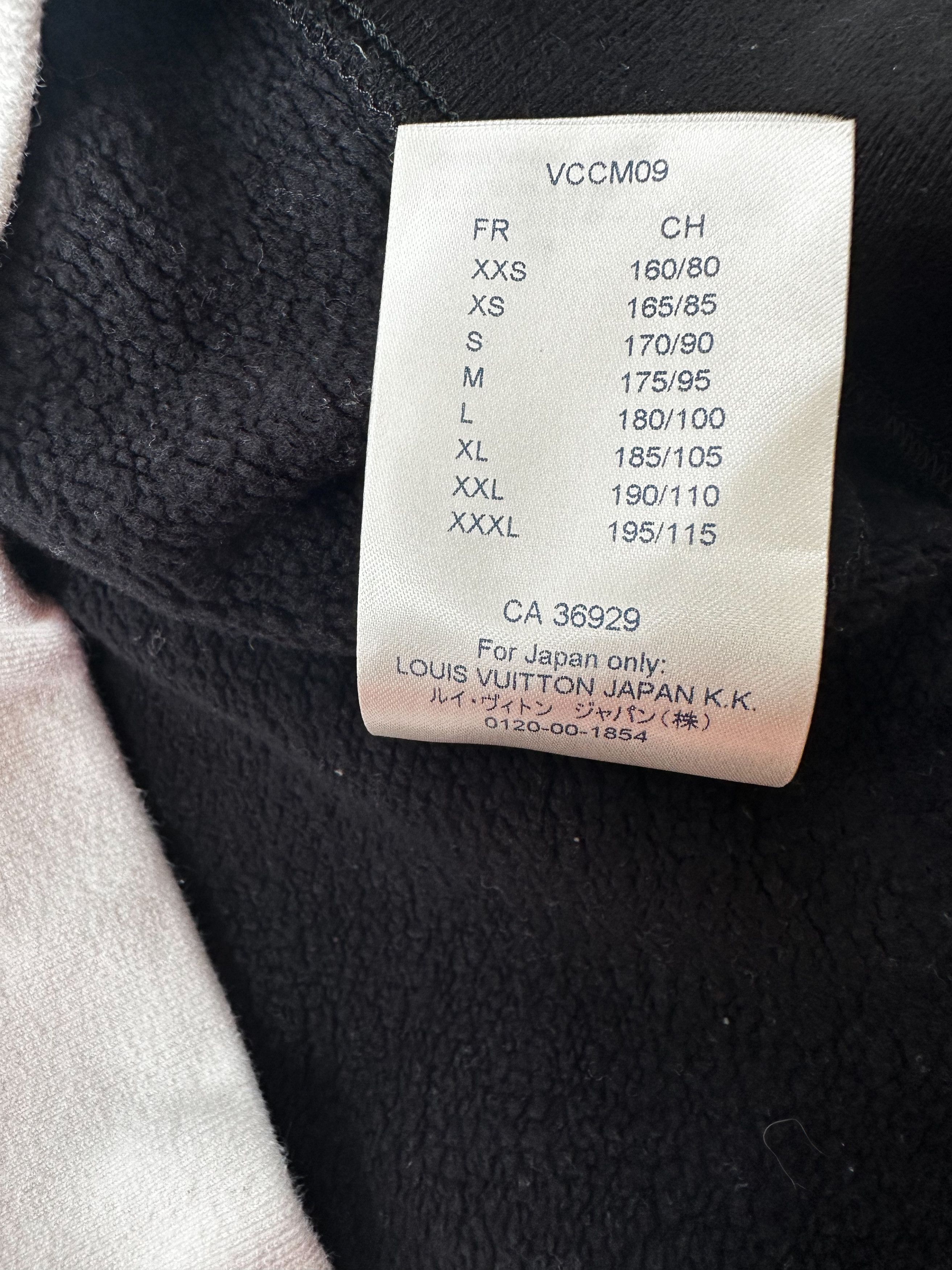Louis Vuitton Louis Vuitton Black & White Peace Split Sweater Size US L / EU 52-54 / 3 - 6 Thumbnail