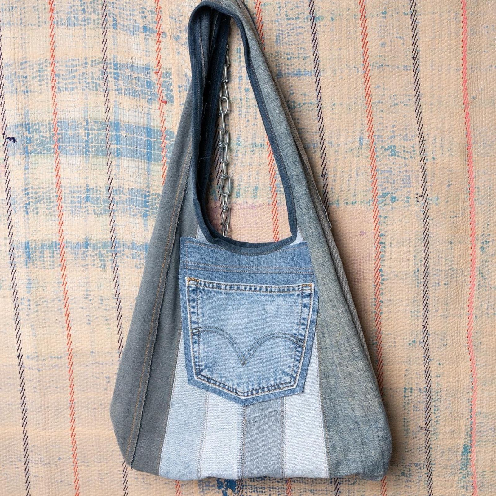 Levi's Custom upcycled hobo bag Size ONE SIZE - 6 Thumbnail