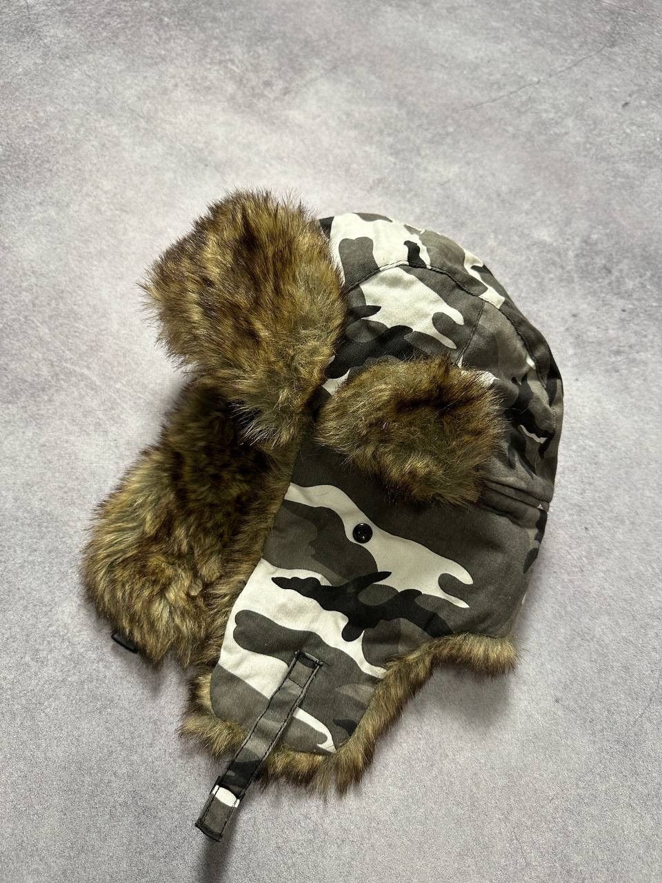 Japanese Brand × Vintage Vintage Y2K USHANKA Mohair Fuzzy 90’s Hat Asap Rocky Style Size ONE SIZE - 2 Thumbnail
