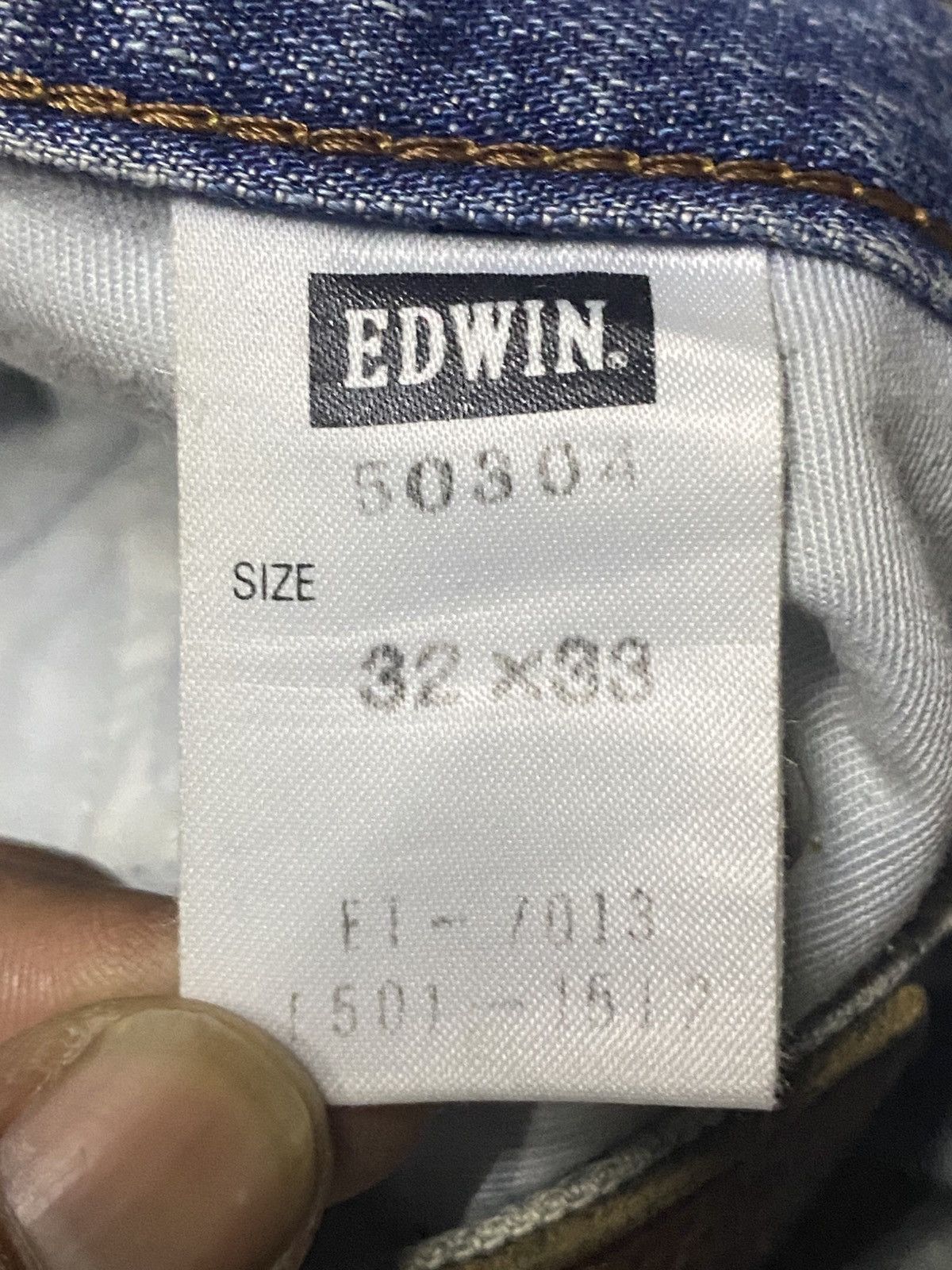 Edwin Vintage Edwin 503z Crazy Mud wash Distressed Baggy Jeans Size US 31 - 17 Thumbnail