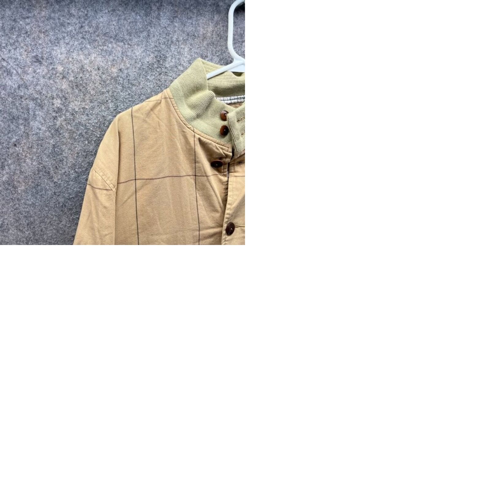 Ralph Lauren Ralph Lauren Jacket Mens Large Bomber Lined Beige Khaki Windowpane Vintage A2 Style Size US L / EU 52-54 / 3 - 9 Thumbnail