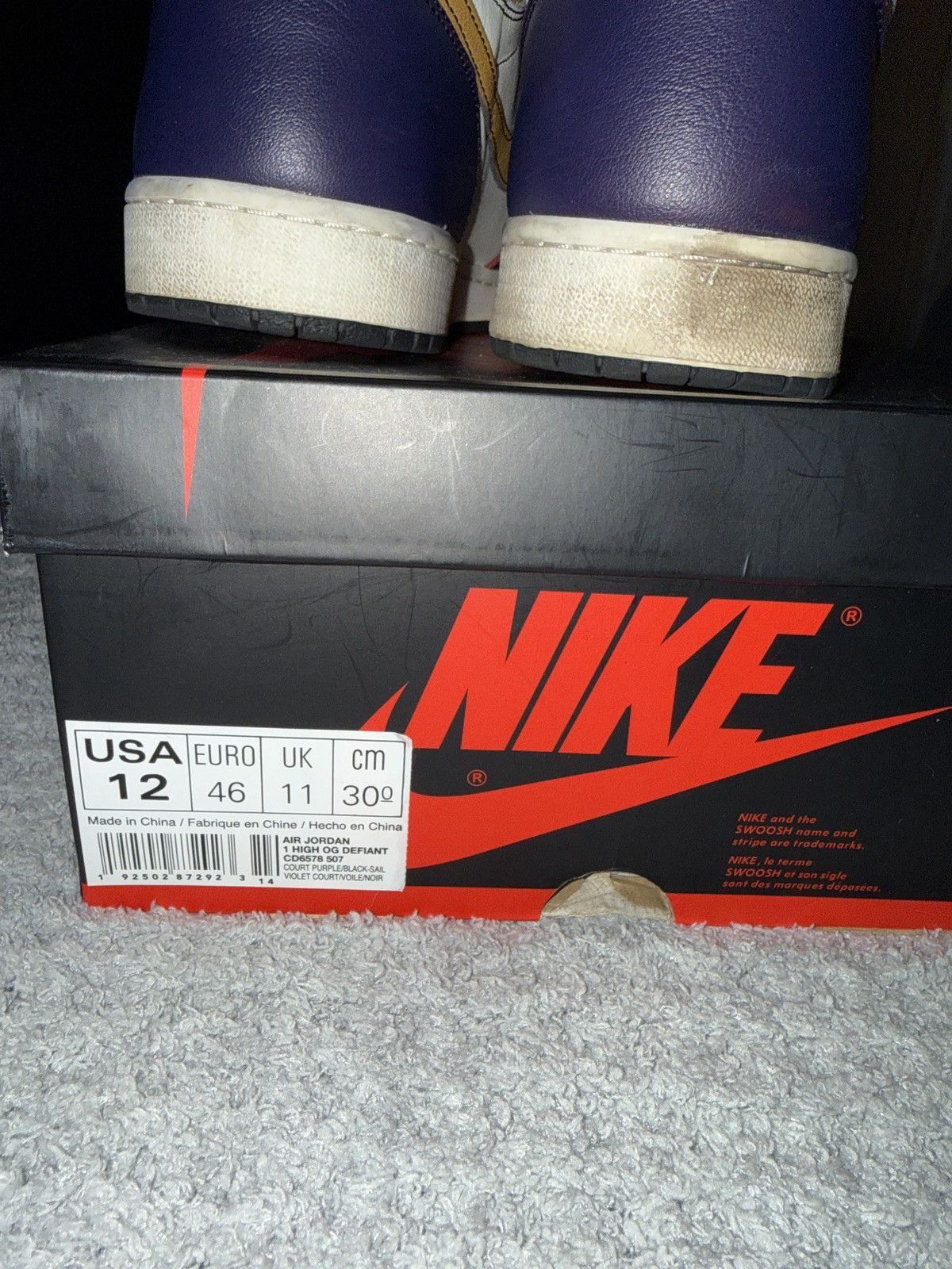 Nike SB Nike SB x Air Jordan 1 Defiant LA to CHI Size US 12 / EU 45 - 3 Thumbnail