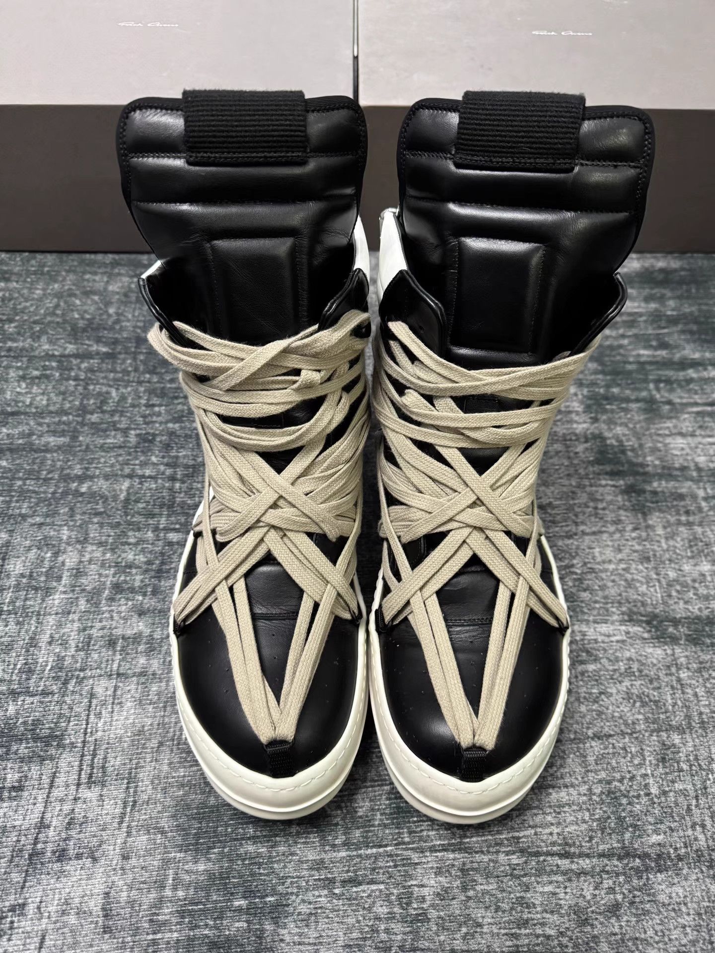 Rick Owens Rick Owens Extreme Lace Triangle Sneakers Size US 9 / EU 42 - 3 Thumbnail