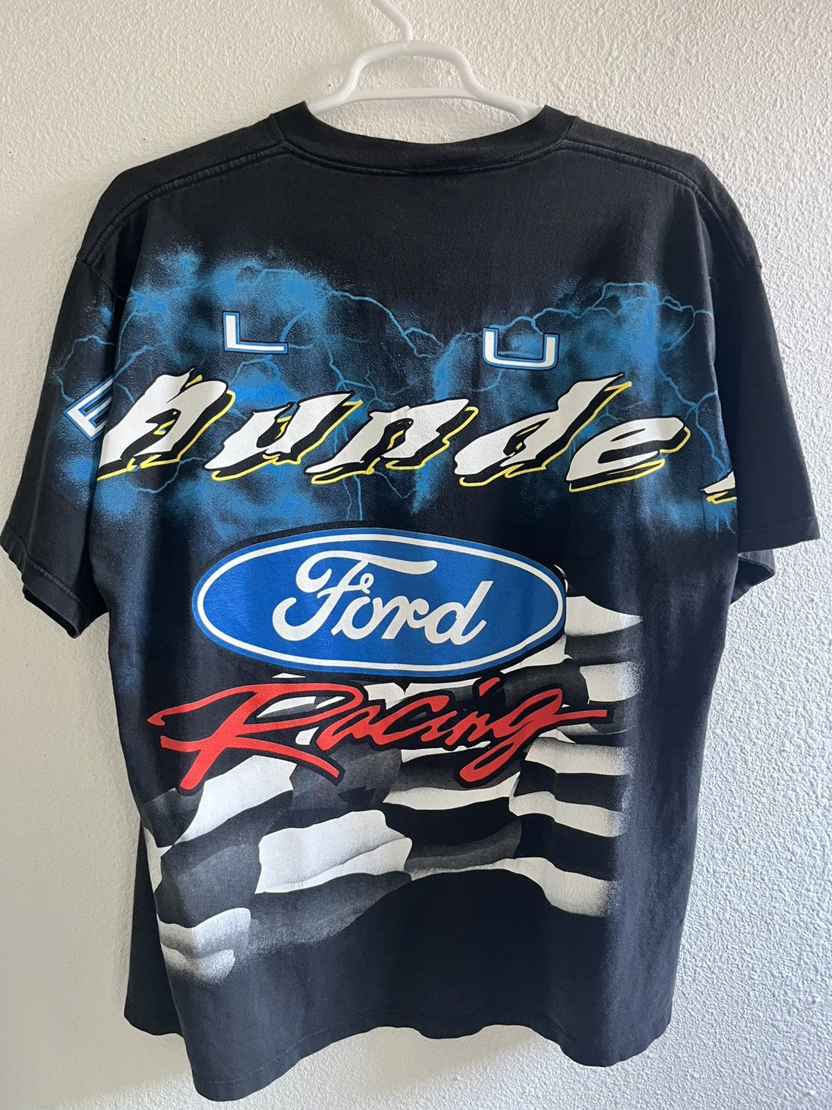 Logo 7 Vintage Ford Racing Nascar T Shirt Size US XXL / EU 58 / 5 - 3 Thumbnail