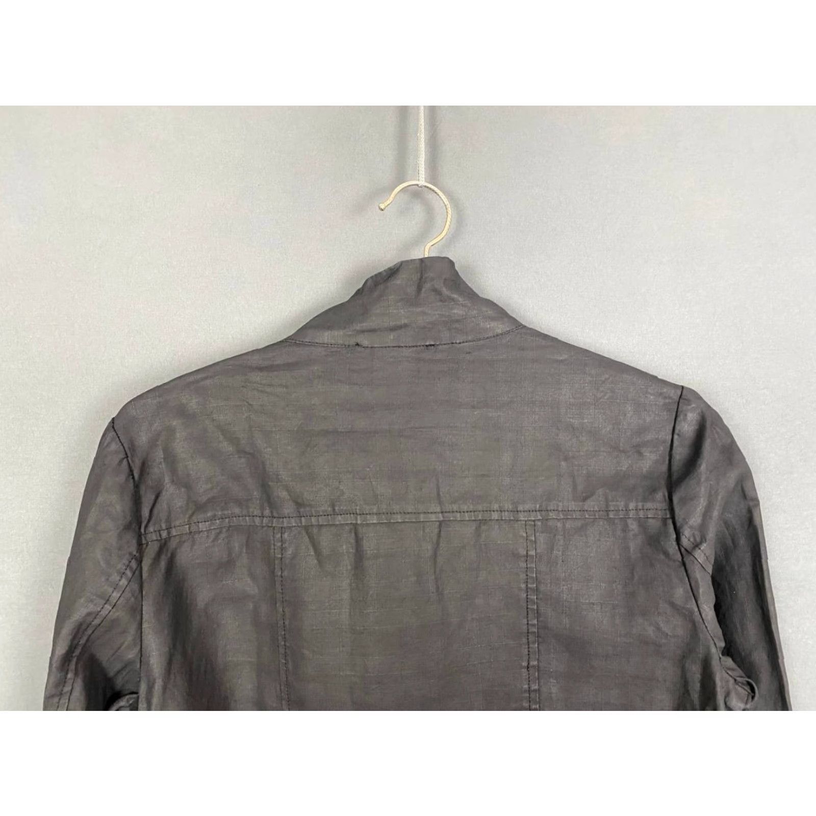 Sarah Pacini Sarah Pacini Women Jacket Biker Cropped Black Long Sleeve Full Zip Size ONE SIZE - 5 Thumbnail