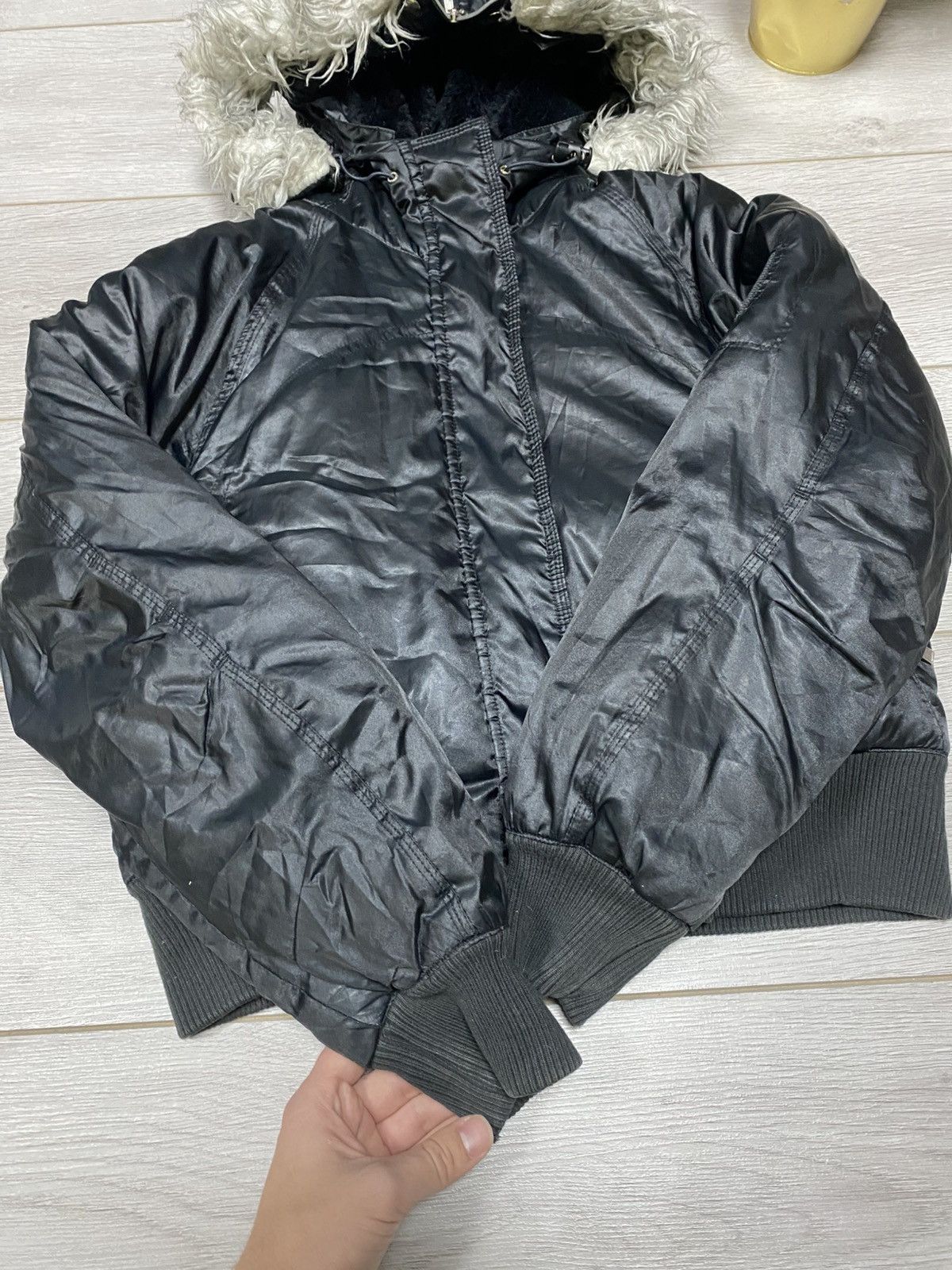 Nike Nike vintage N2B zip hood bomber nylon fur alaska jacket Size S / US 4 / IT 40 - 6 Thumbnail
