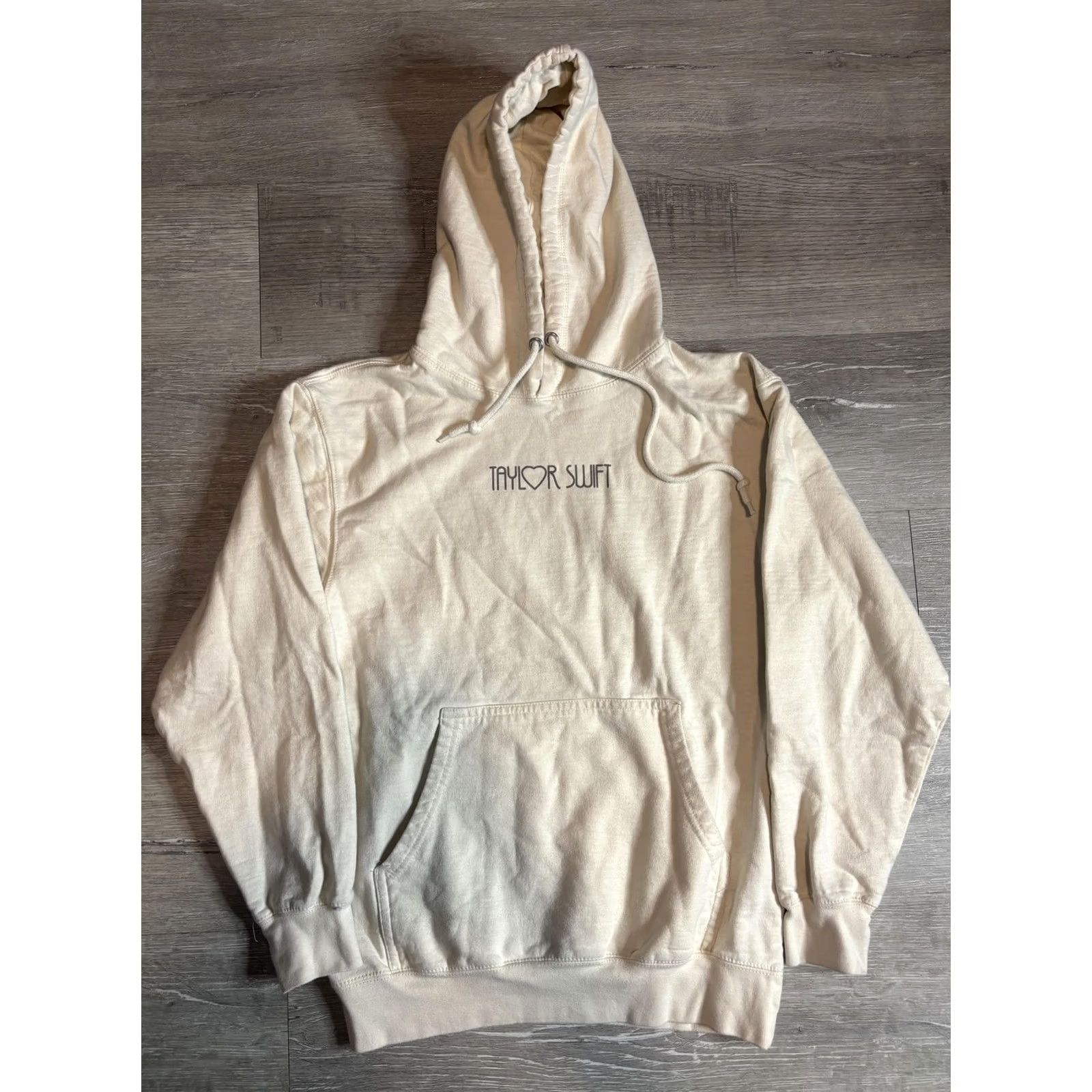 Vintage Taylor Swift Hoodie Womens Small White The Eras Tour Graphic Fleece Sweatshirt Size S / US 4 / IT 40 - 3 Thumbnail