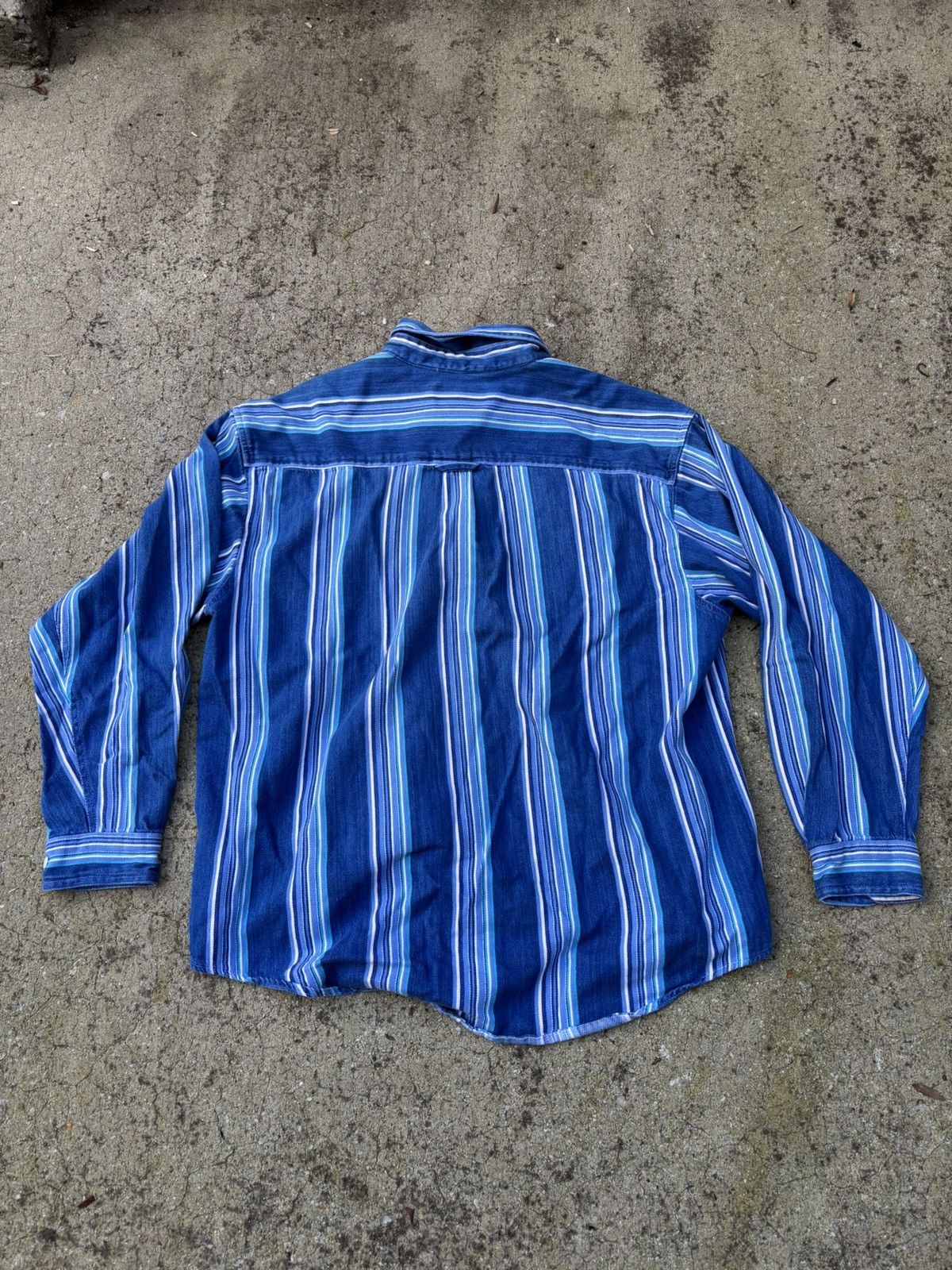 Vintage Vintage Striped Shirt Size US XL / EU 56 / 4 - 3 Thumbnail