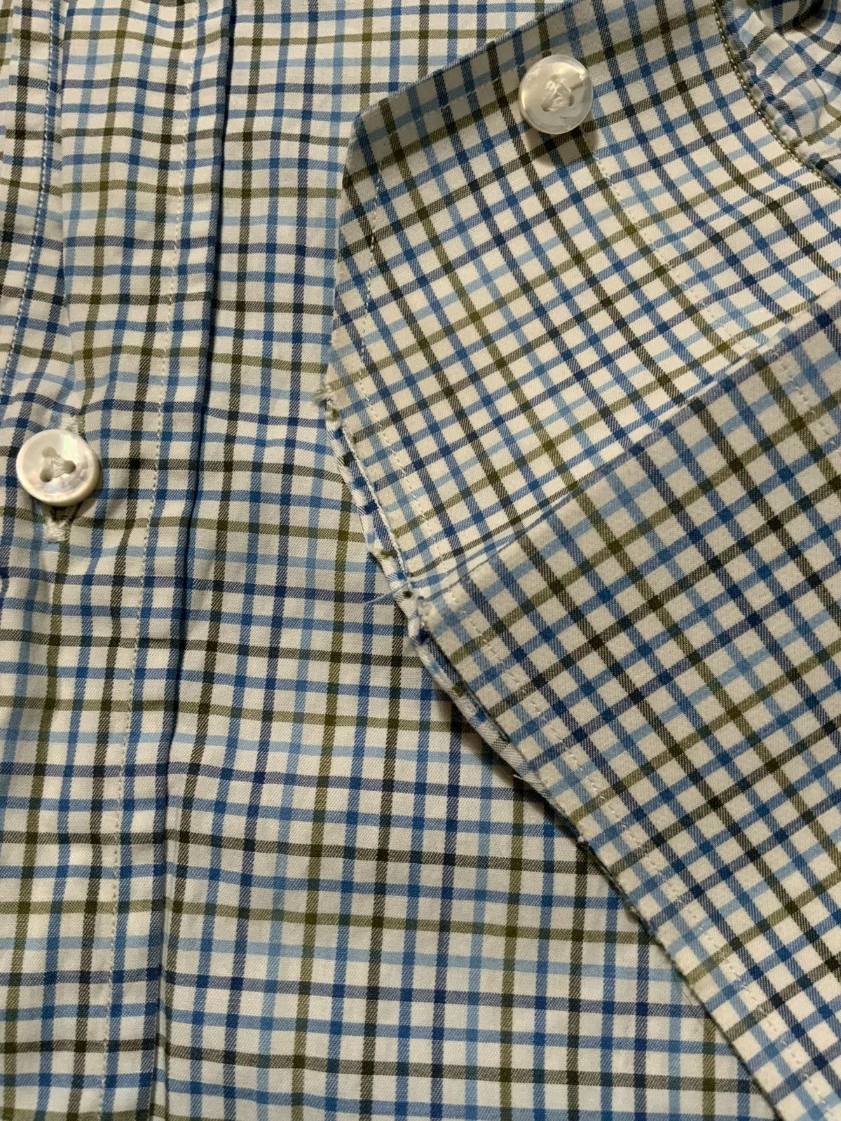 Other Oriali Firenze Made In Italy Check Plaid Dress Button Shirt Size US M / EU 48-50 / 2 - 7 Thumbnail