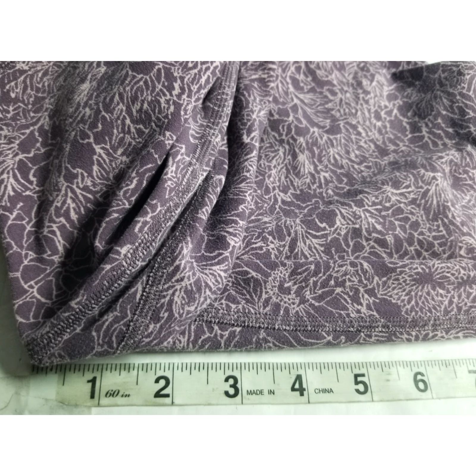 Lululemon VINTAGE Lululemon Wunder Under Leggings Size 4 Floral Women Athletic Ankle Skinny Pockets Breathable Quick Dry Stretch Regular Size 27" / US 4 / IT 40 - 5 Thumbnail