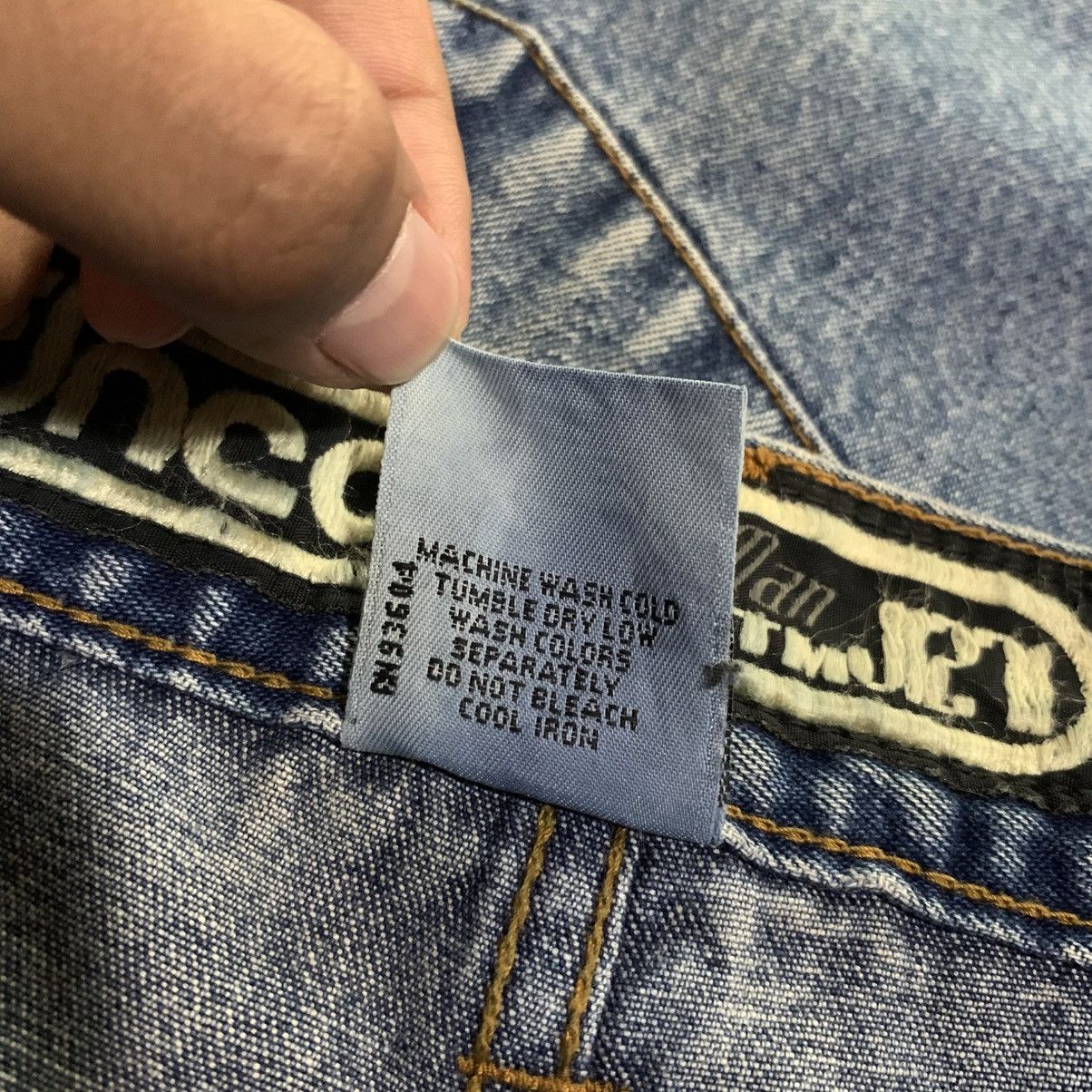 JNCO Y2K JNCO handy Man Big Pocket Reflective Baggy Denim Pants Size US 36 / EU 52 - 13 Thumbnail
