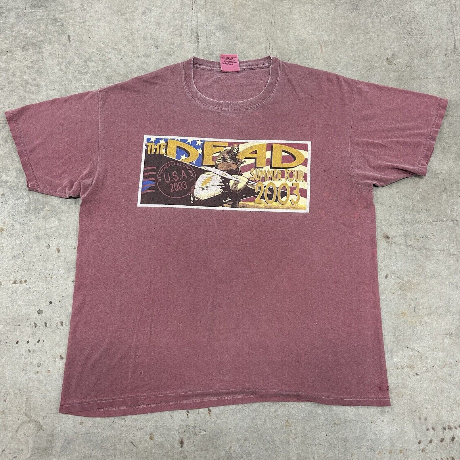 Band Tees × Grateful Dead × Vintage Vintage Grateful Dead Summer Tour 2003 T Shirt Size US L / EU 52-54 / 3 - 1 Thumbnail