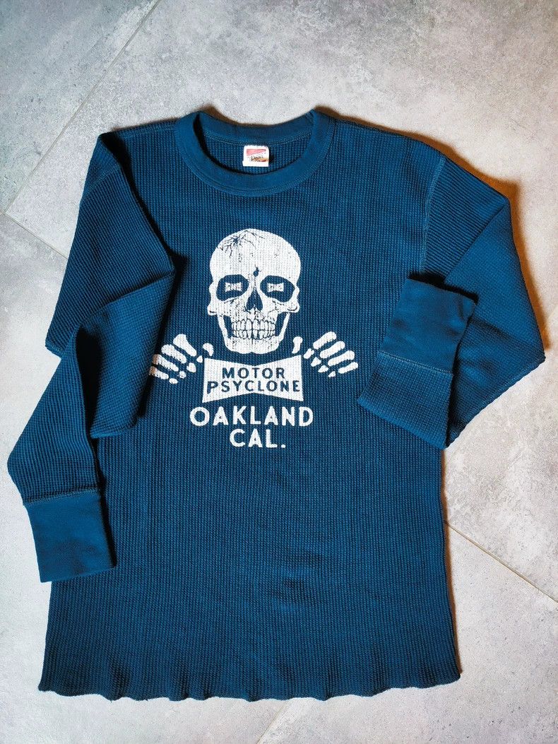 Freewheelers Freewheelers Skull Waffle Knit Top M - dmc Size US M / EU 48-50 / 2 - 1 Thumbnail