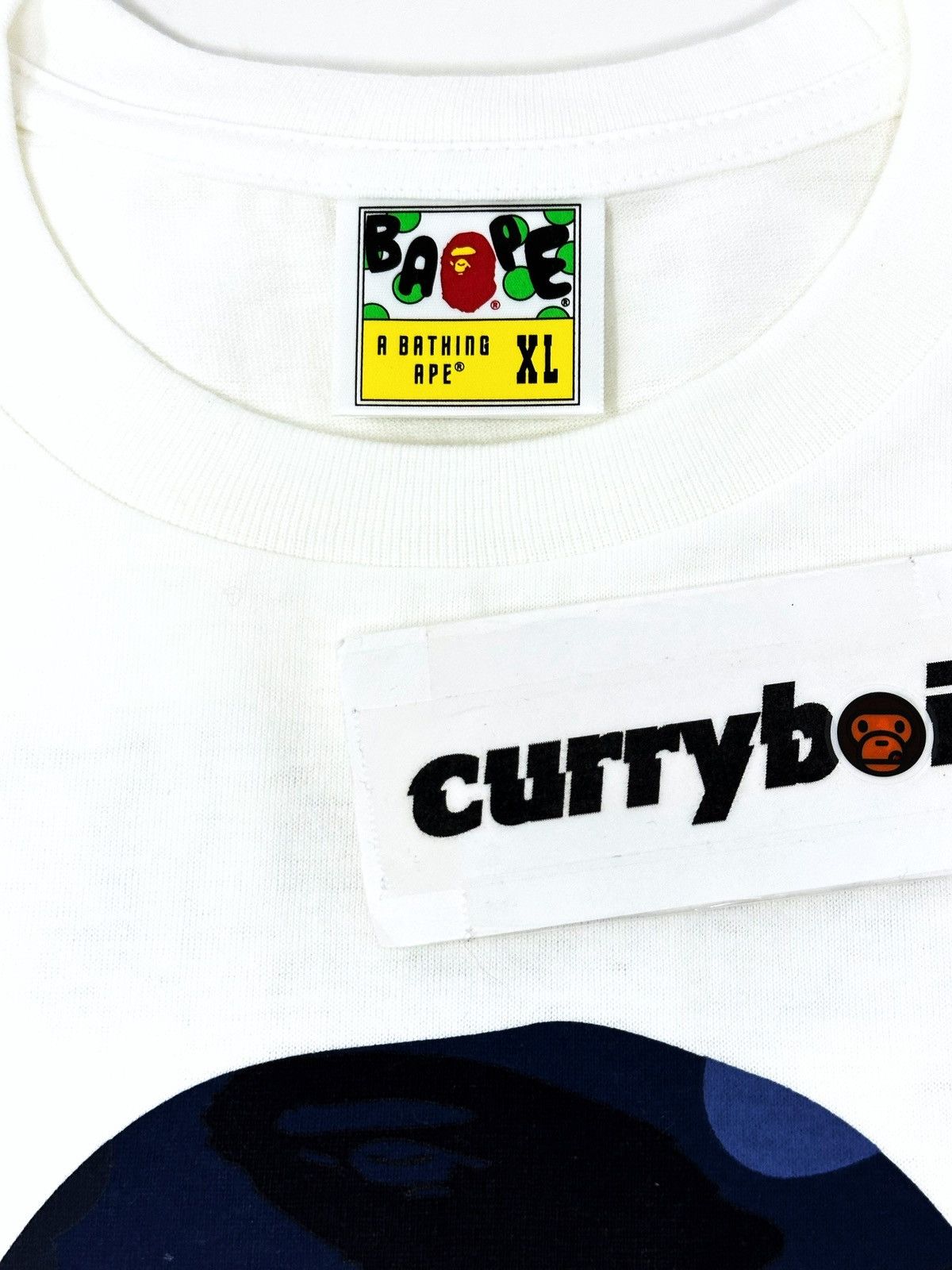 Bape BAPE Color Camo By Bathing Ape Tee White/Navy Size US XL / EU 56 / 4 - 4 Thumbnail