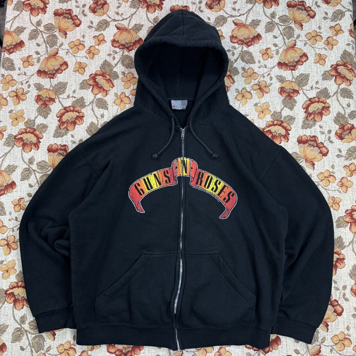 Band Tees × Vintage Vintage 2005 Guns N’ Roses Zip Hoodie Rock Band Boxy Fit Size US L / EU 52-54 / 3 - 1 Thumbnail