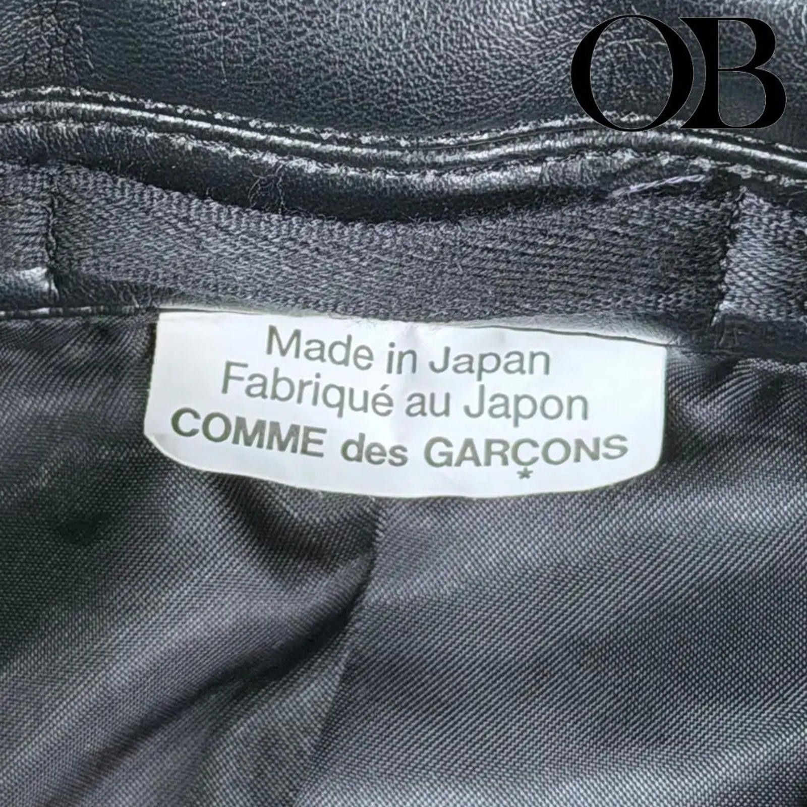 Comme des Garcons Comme Des Garçons Homme Plus Double Sleeve Leather Jacket Size US M / EU 48-50 / 2 - 3 Thumbnail