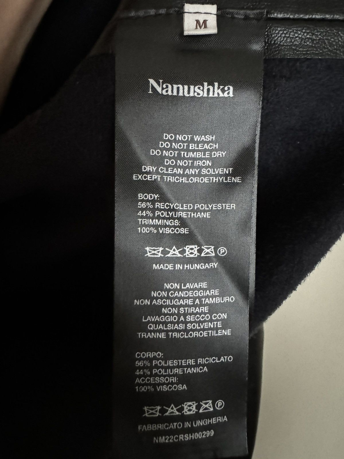 Nanushka Nanushka Faux Leather Shirt Size US M / EU 48-50 / 2 - 3 Thumbnail