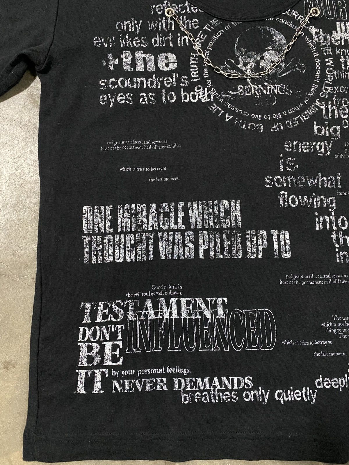 If Six Was Nine × Japanese Brand Japan Berning Sho Skull Bones Poem T 🔥 Size US M / EU 48-50 / 2 - 3 Thumbnail
