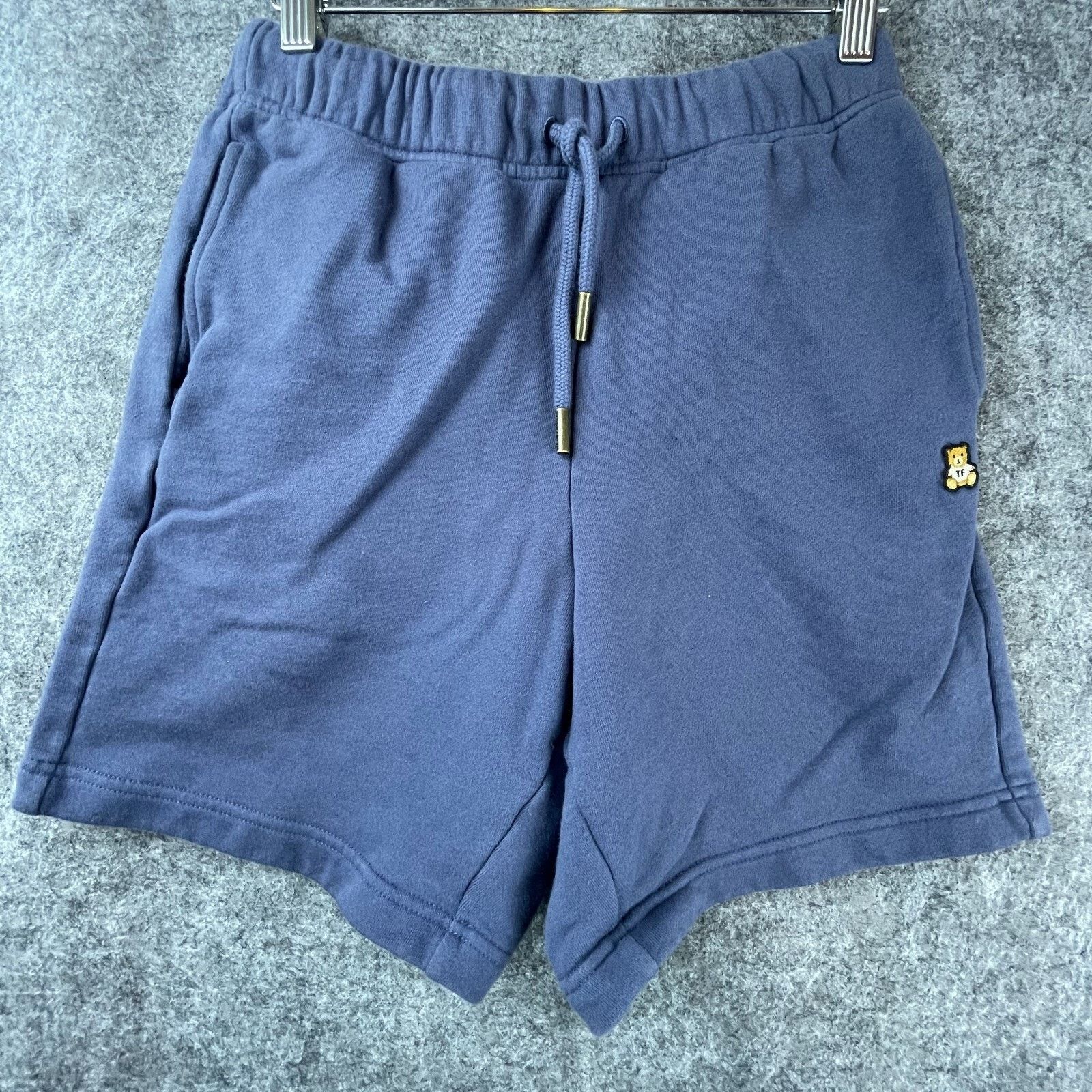 Teddy Fresh Teddy Fresh Sweat Shorts Extra Small Blue Cotton Embroidered Size US 26 / EU 42 - 1 Thumbnail