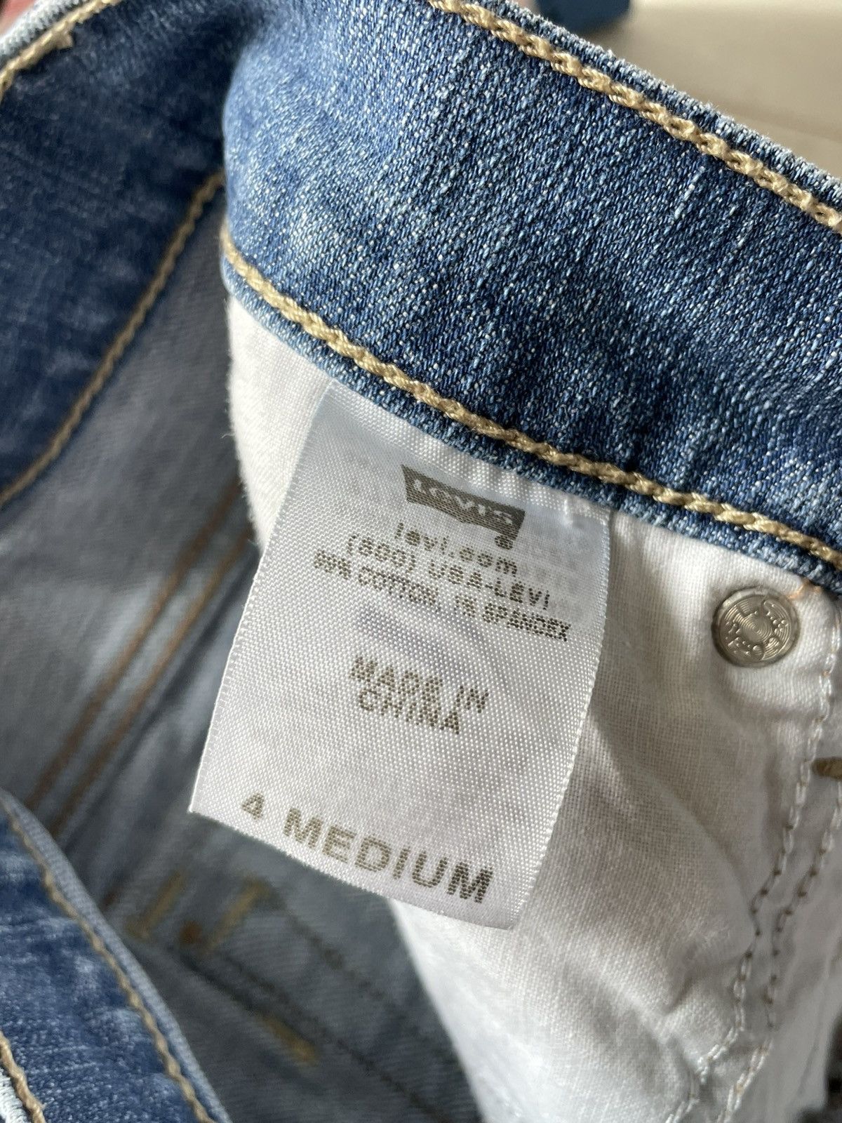 Levi's Vintage Levi's 512 Boot Cut Denim Jeans Y2K Blue Washed Size 25" / US 0 / IT 36 - 12 Thumbnail