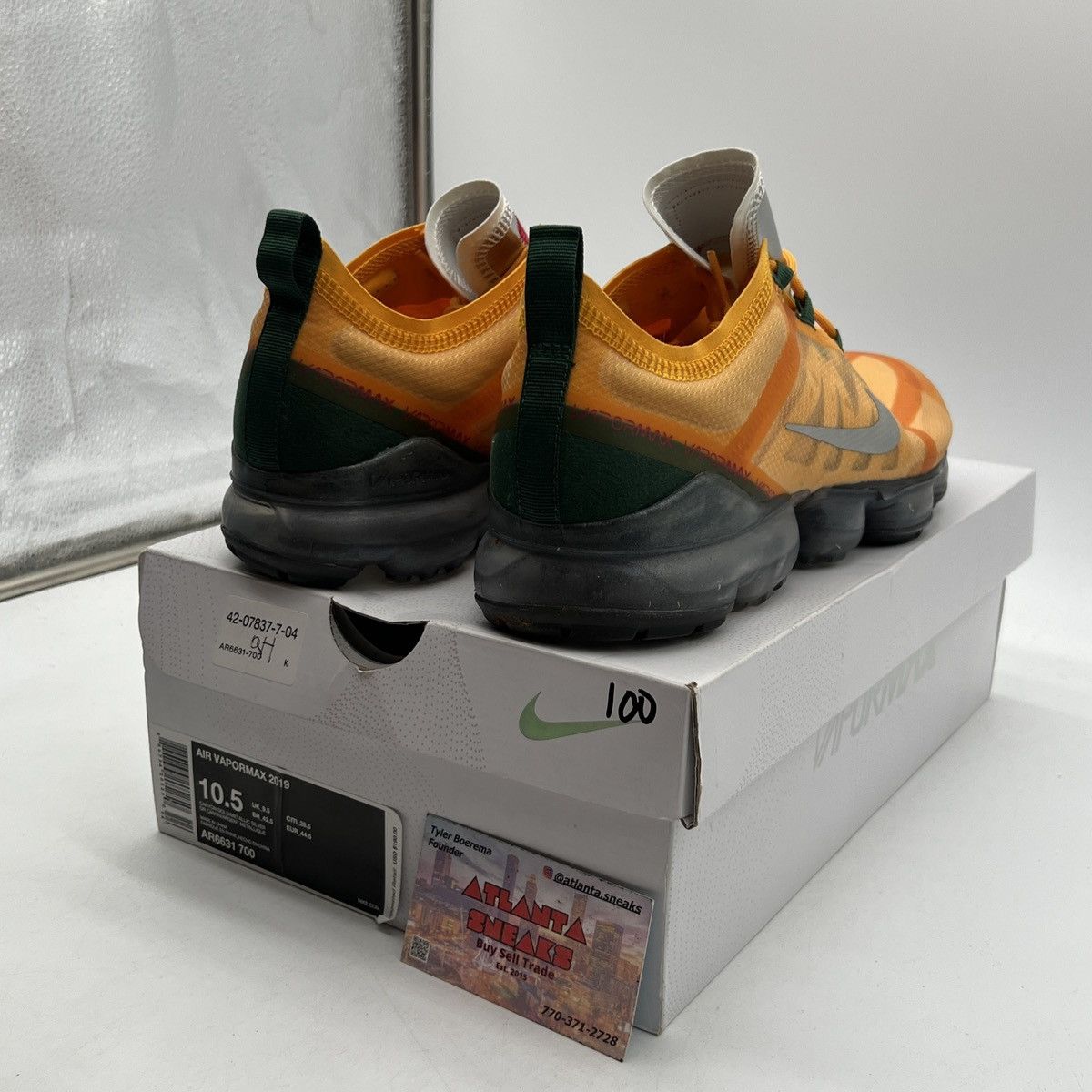 Nike Air VaporMax canyon gold Size US 10.5 / EU 43-44 - 5 Thumbnail