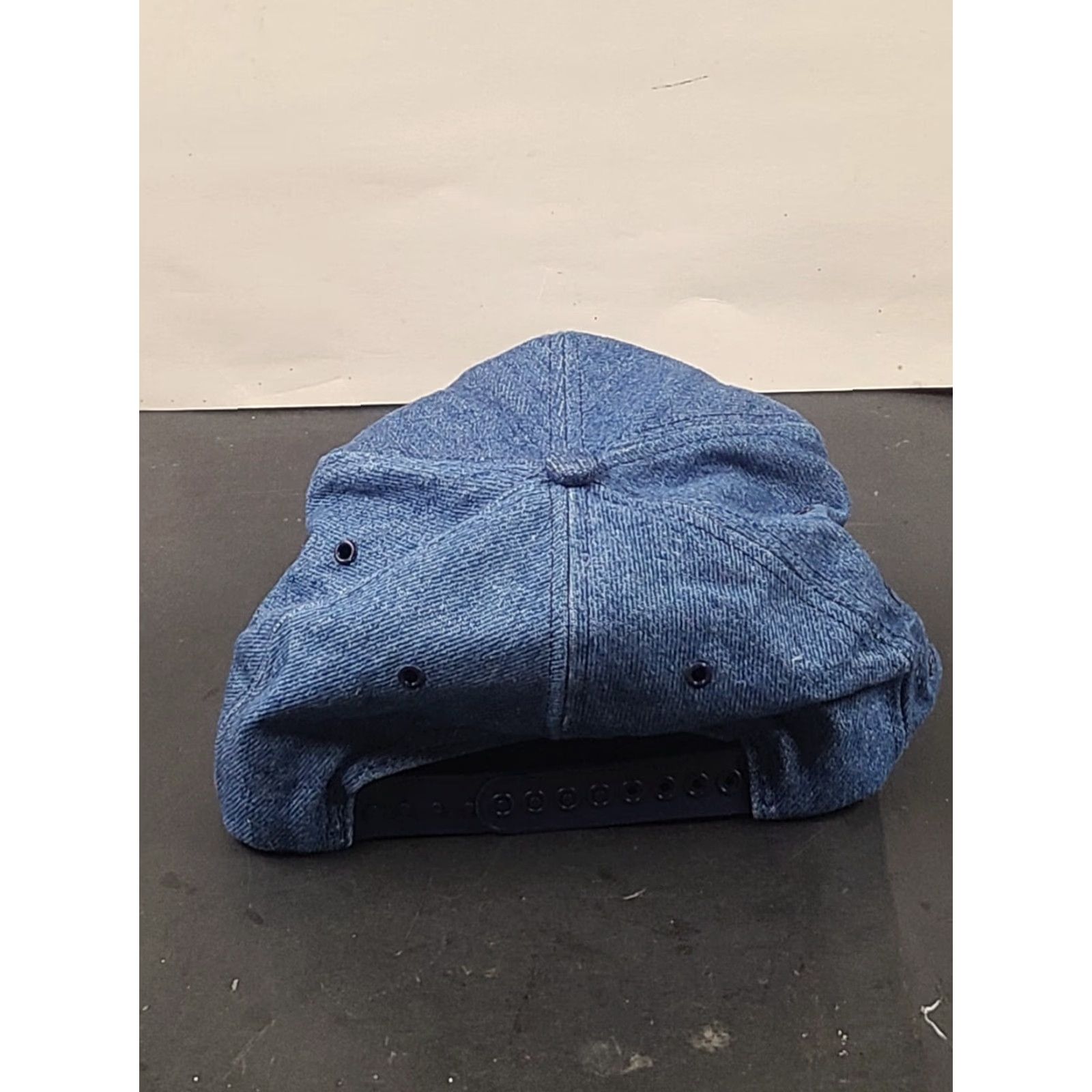 Denime VTG 80s Denim Cap Blue K-Products Farmers Look Snapback VTG Cap Farmers/Truckers Blue Denim K-Products Cap One Size Mens Womens Boys Girls Size ONE SIZE - 5 Thumbnail